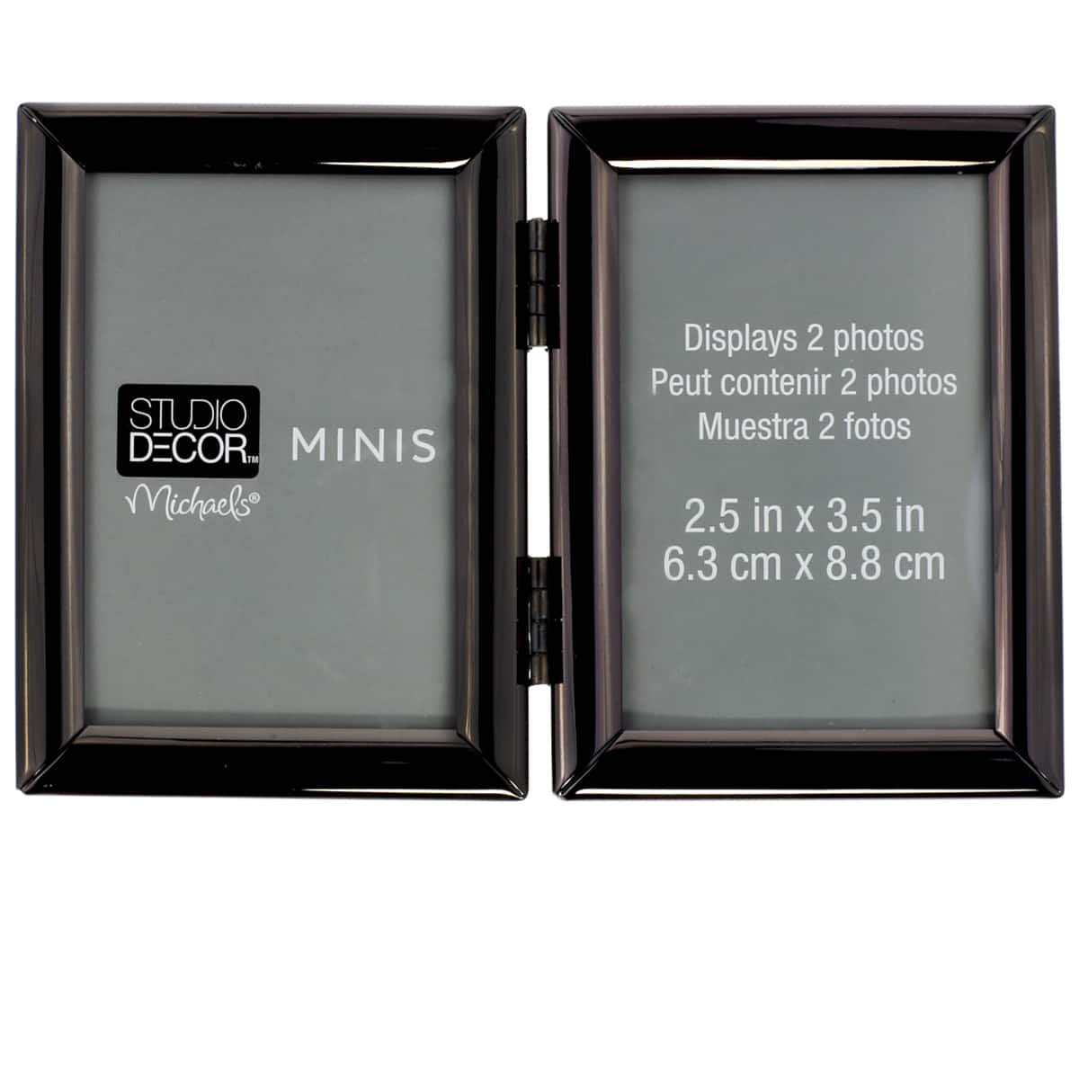 2 Opening Black Hinged Mini Frame by Studio Décor®