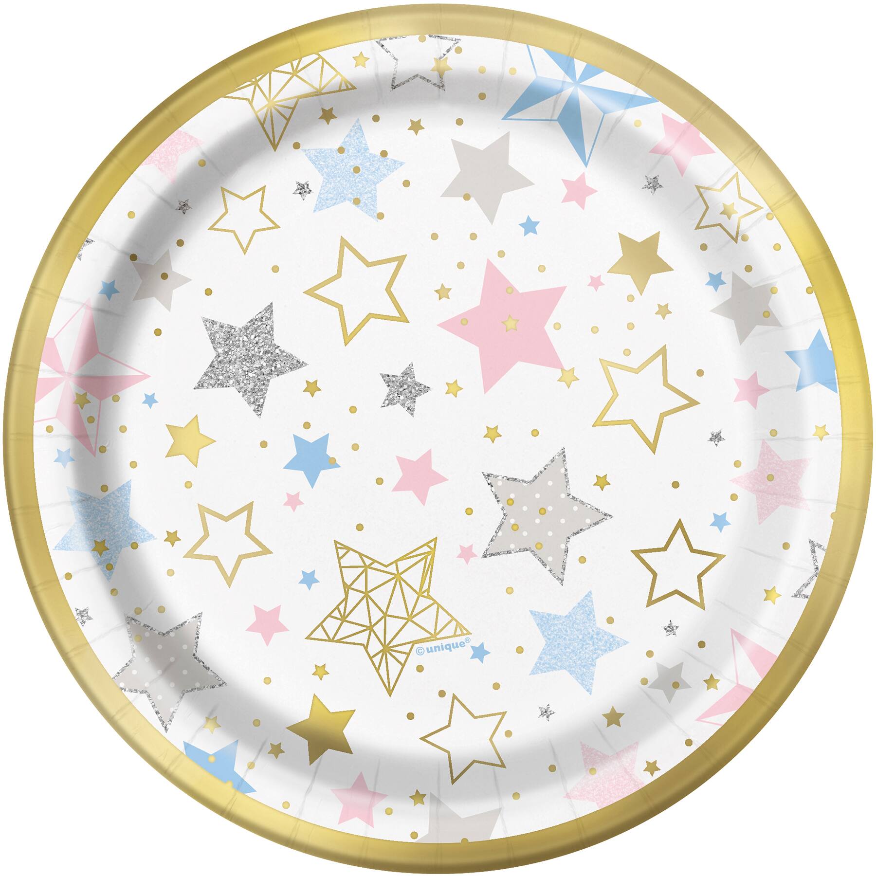 twinkle twinkle little star baby shower plates