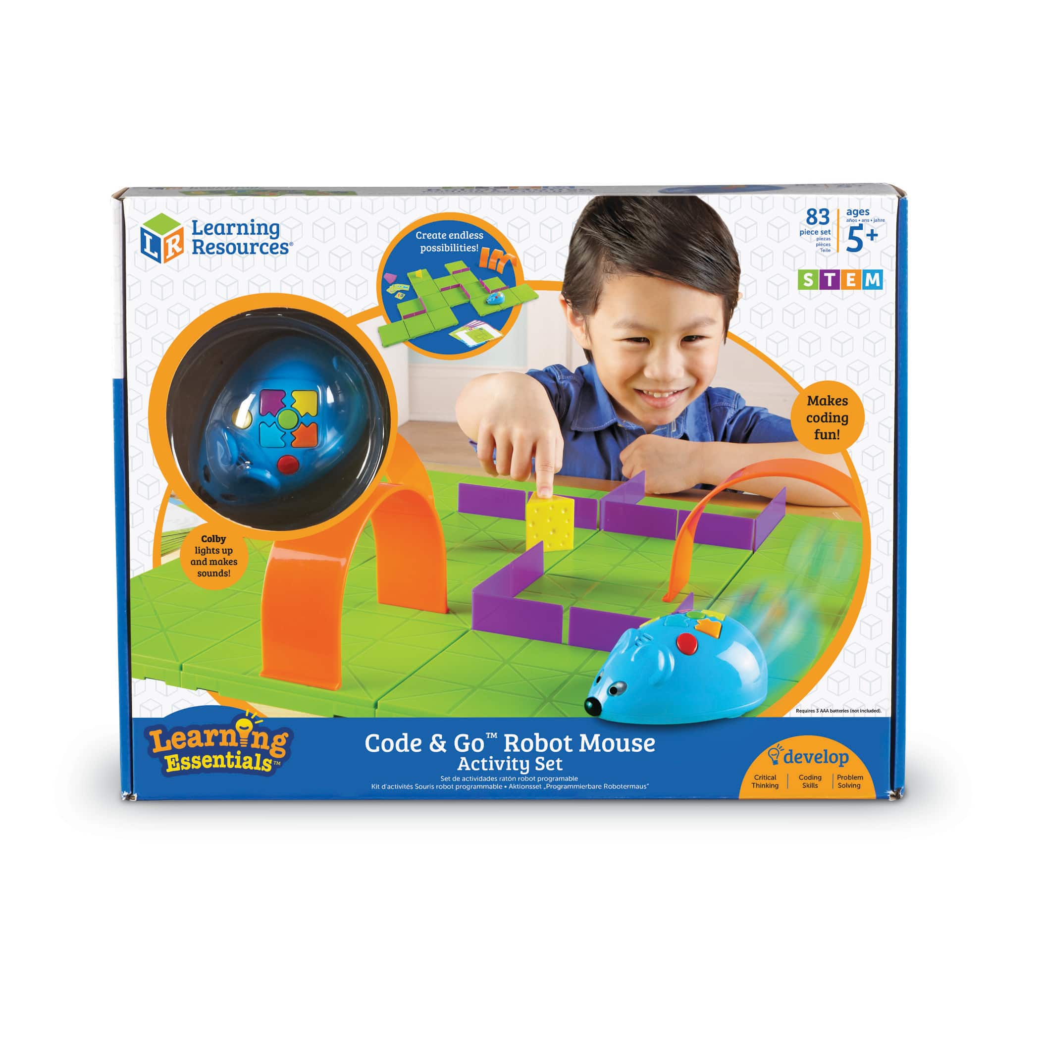 Learning Resources Code & Go Robot Mouse Activity Set 