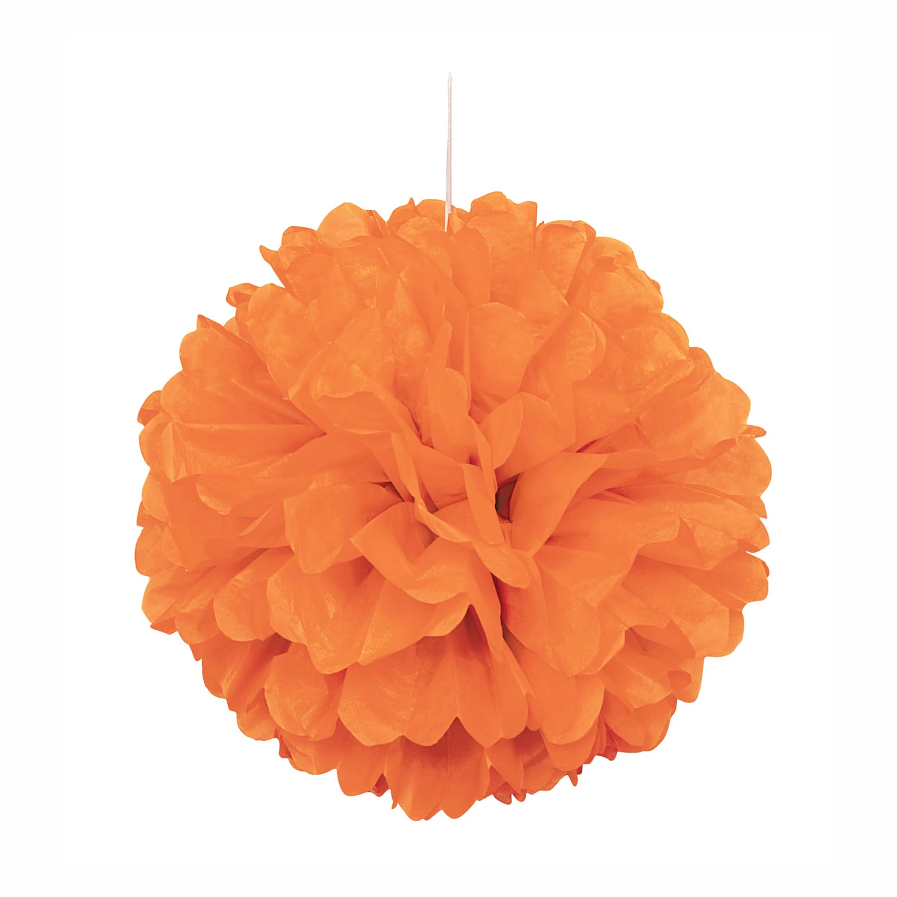 Orange Tissue Paper Puff | Orange Party Decorations