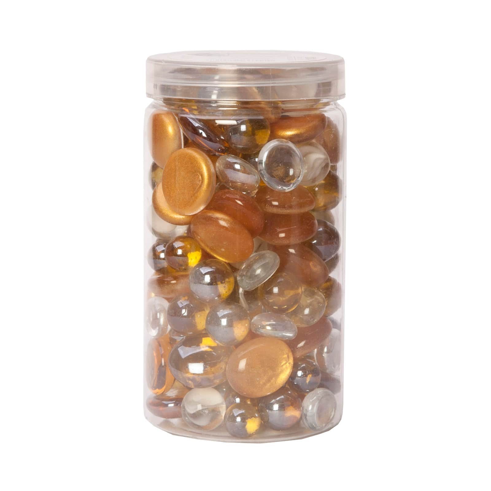 12 Pack: Golden Glass Gems &#x26; Marbles By Ashland&#x2122;