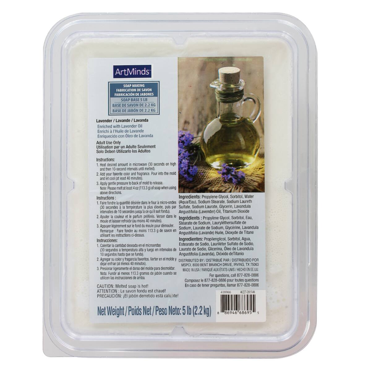 Find the Lavender Soap Base by ArtMinds™ at Michaels