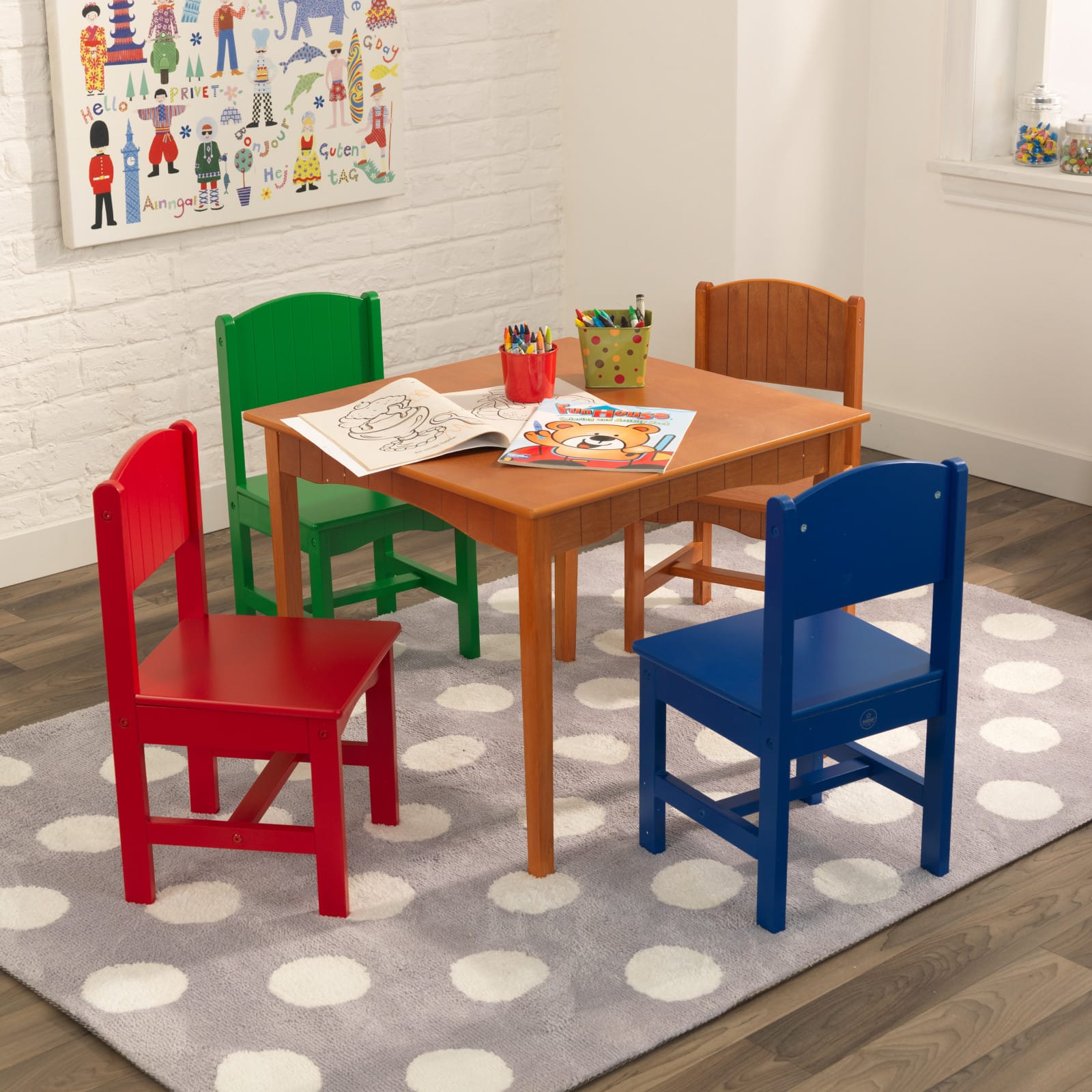 KidKraft Nantucket Table &#x26; 4 Chair Set