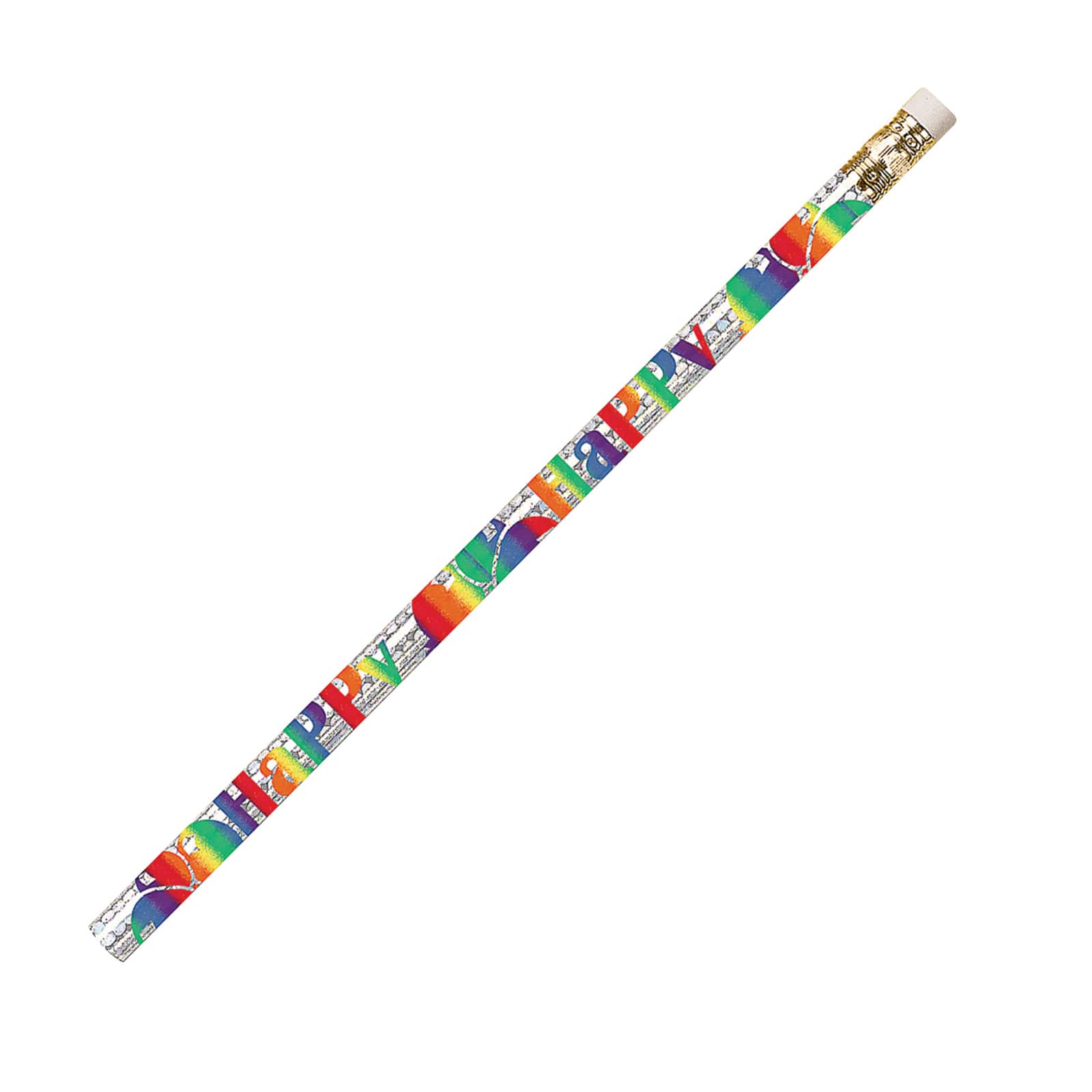 Birthday Blitz Motivational Pencils, 12 Packs