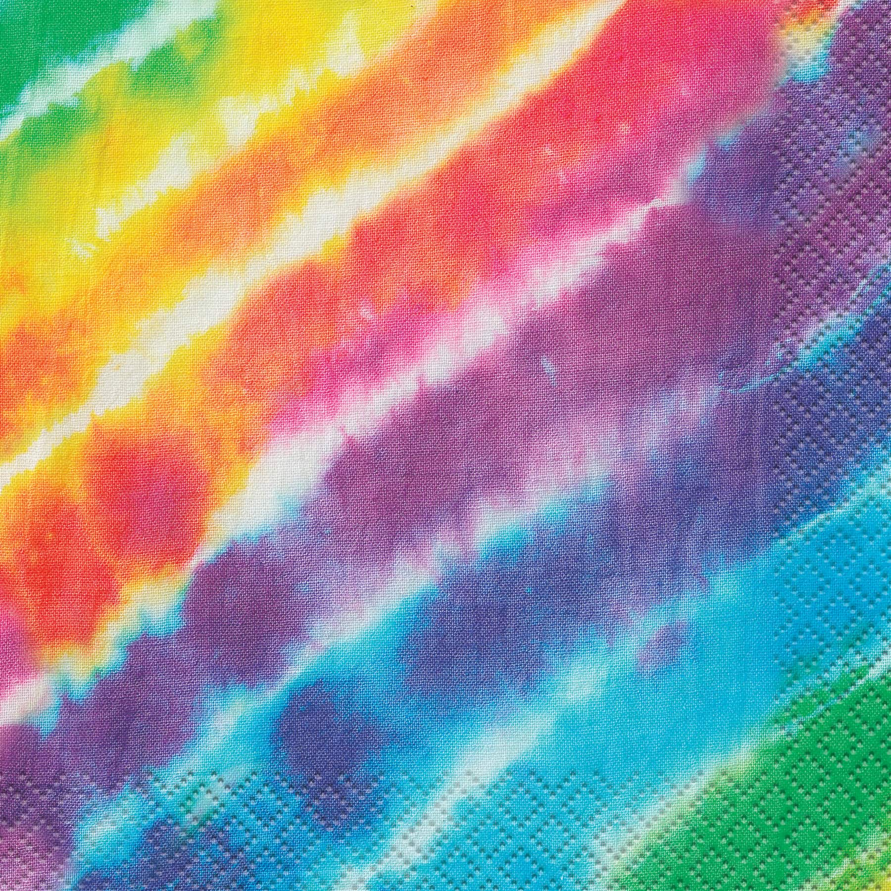 Party Supplies Tie Dye Rainbow Peace Love Birthday Party Supply