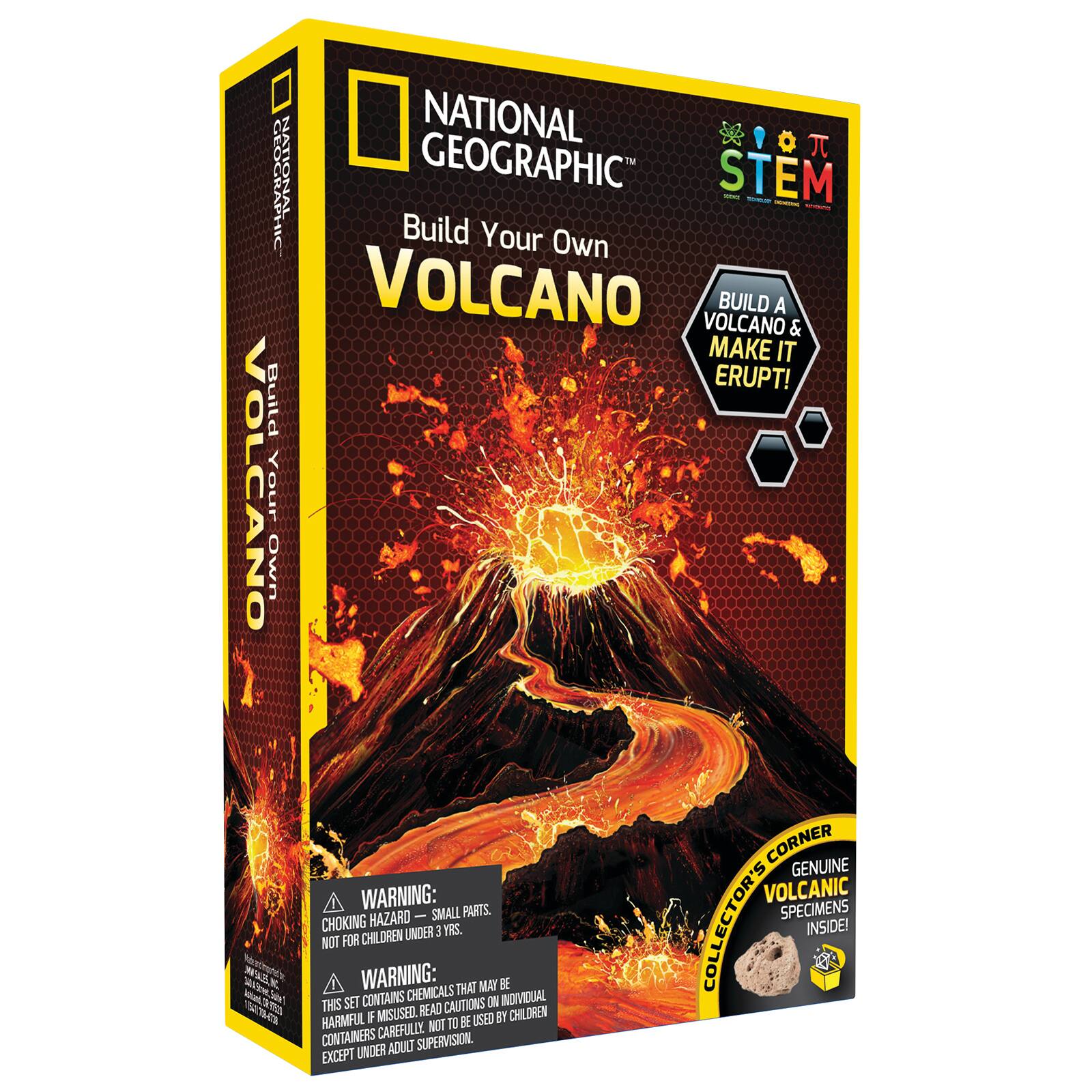 Make a solid volcano with the mould and plaster provided Volcano Making Kit 