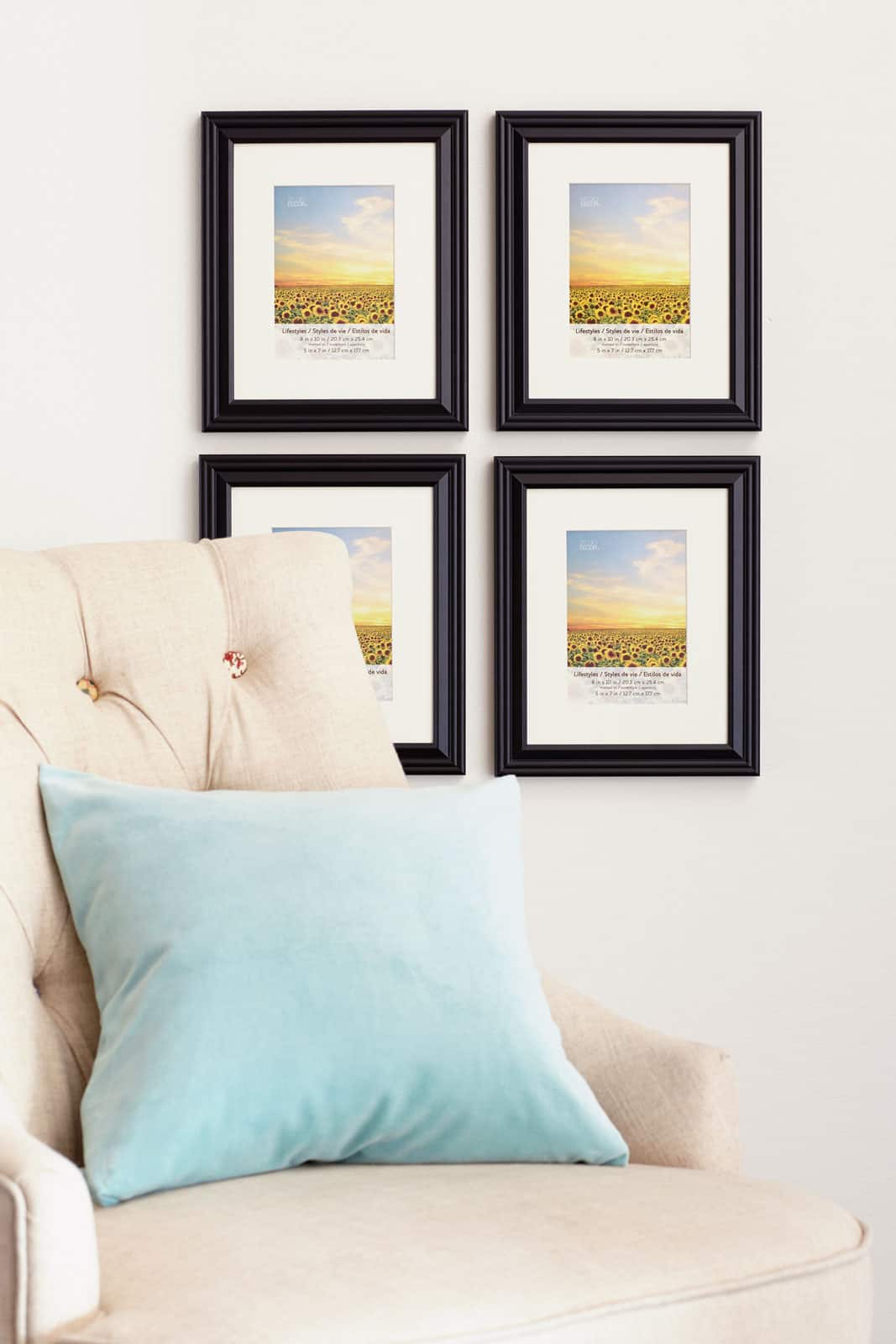 8 Packs: 4 ct. (32 total) Black 5&#x22; x 7&#x22; Frame with Mat, Lifestyles by Studio D&#xE9;cor&#xAE;