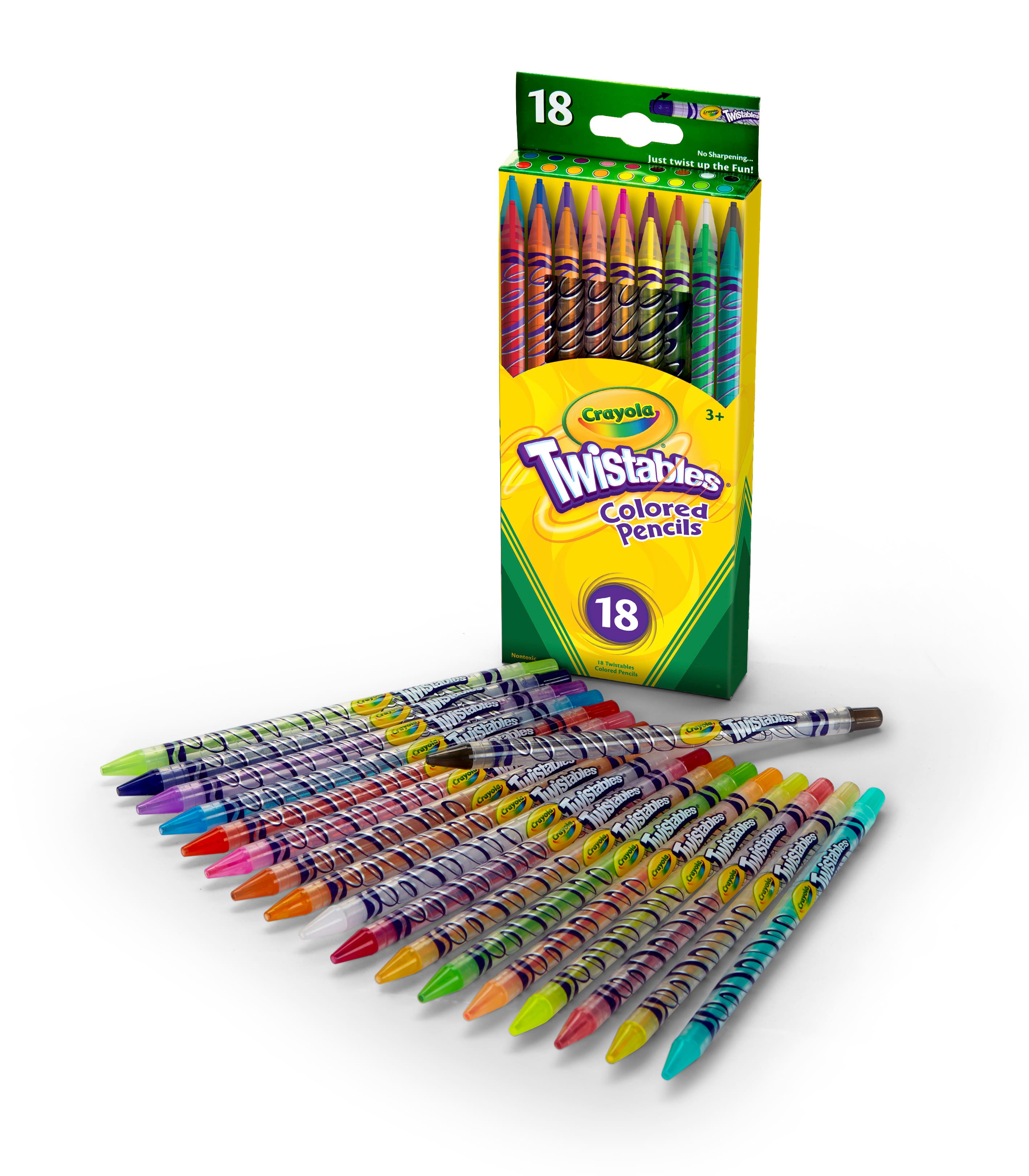 12 Packs: 18 ct. (216 total) Crayola Twistables Colored Pencils