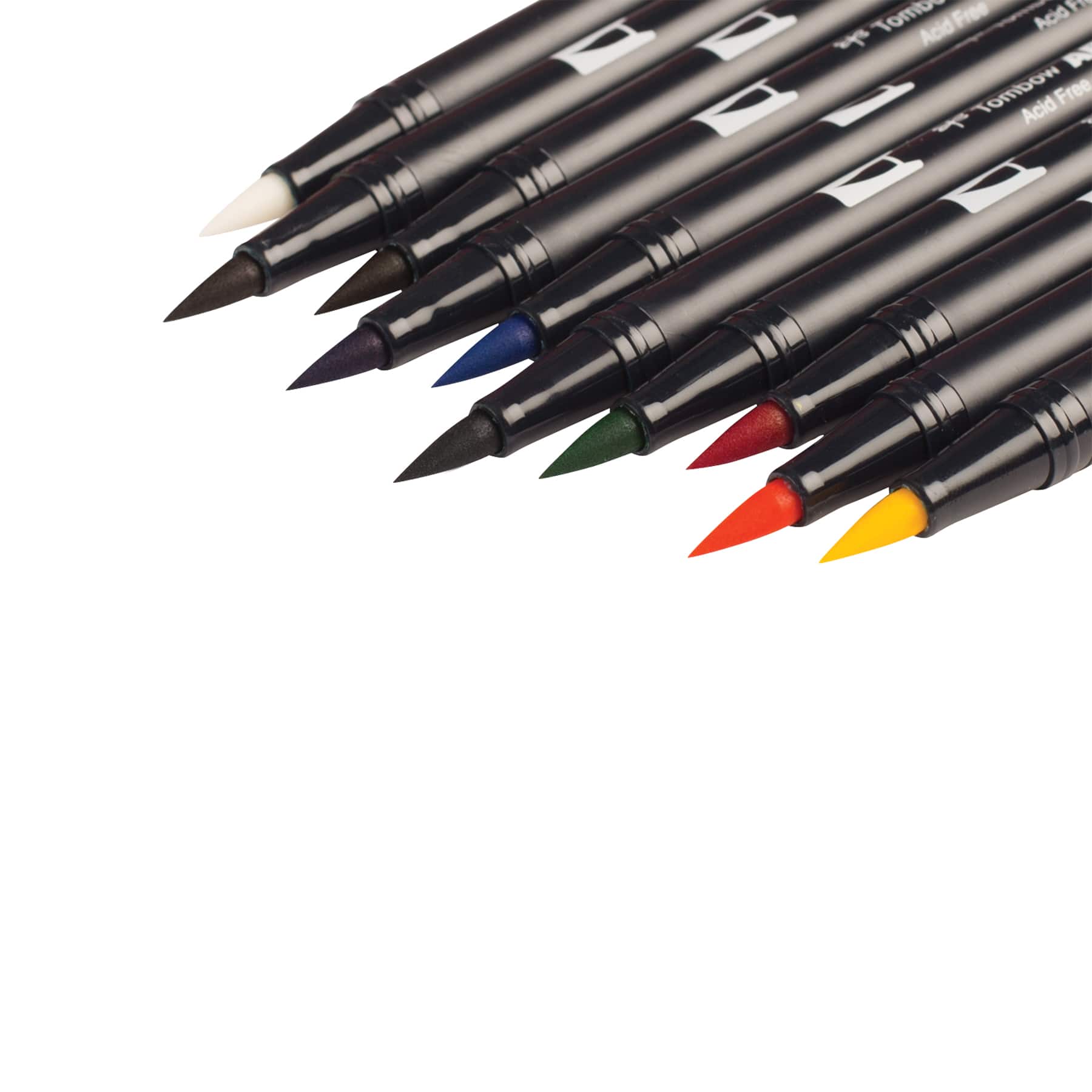 Tombow Primary Palette Dual Brush Pen Set