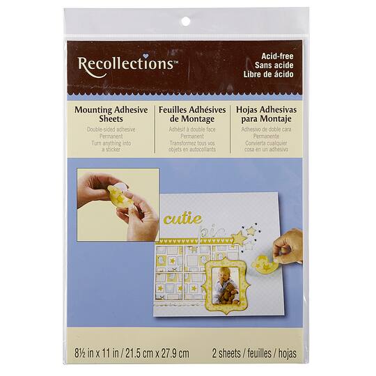 Recollections Mounting Adhesive Sheets Recollections Mounting Adhesive Sheets