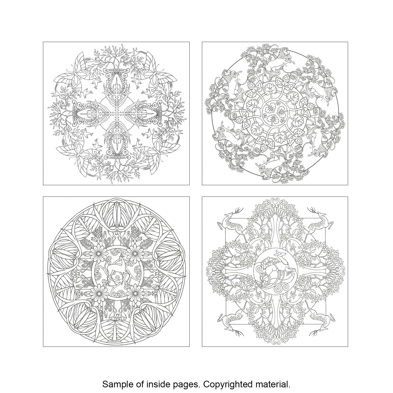 Download Creative Haven Nature Mandalas Coloring Book