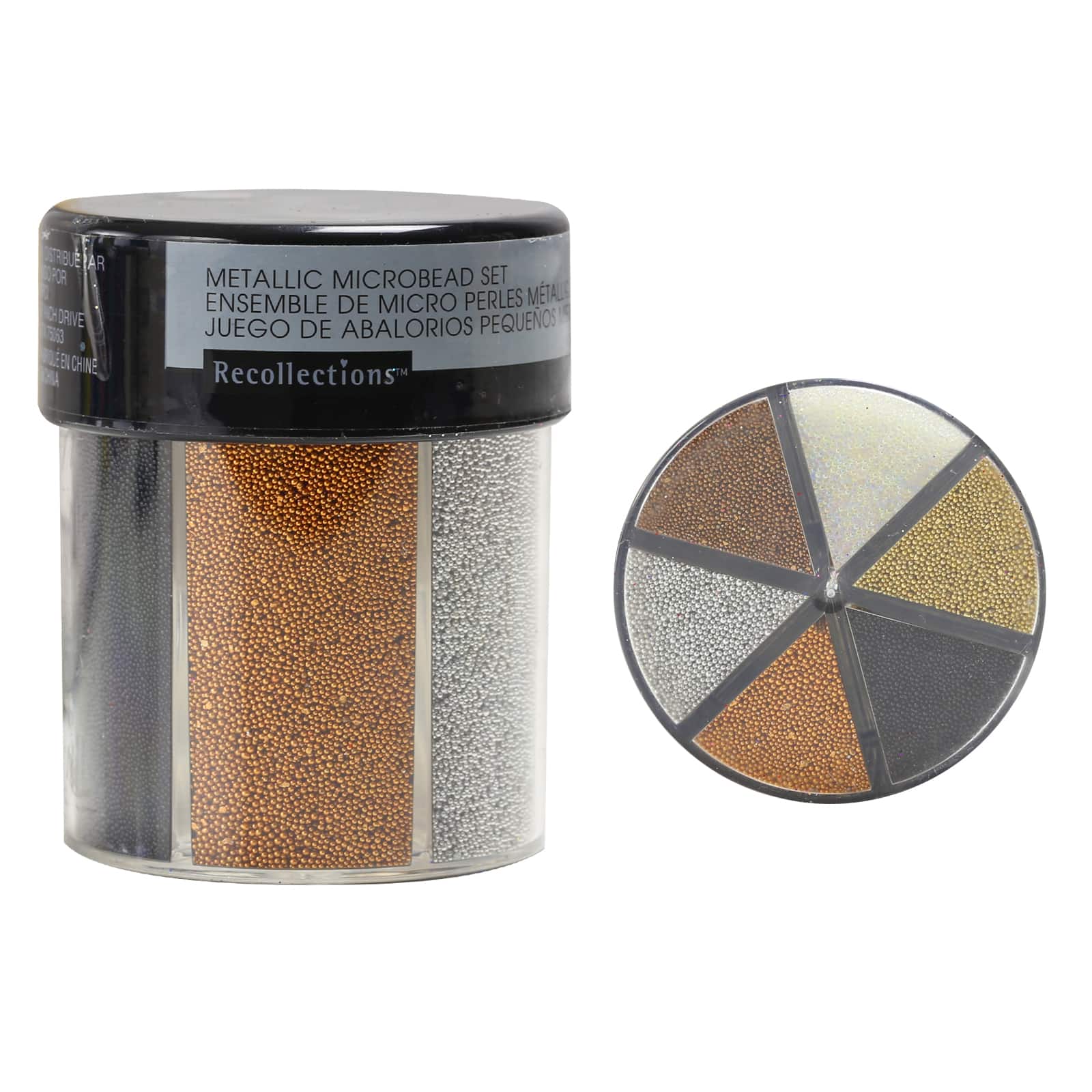 12 Pack: Signature™ Metallics Microbead Caddy by Recollections™