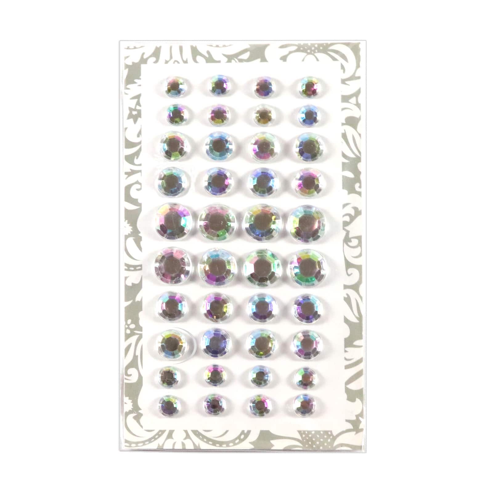 24 Pack: Assorted Acrylic Rhinestone Stickers by Craft Smart™