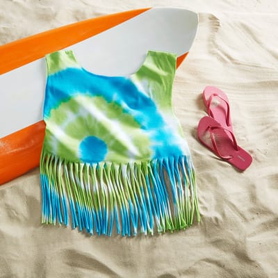 Tie Dye Fringe T-Shirt
