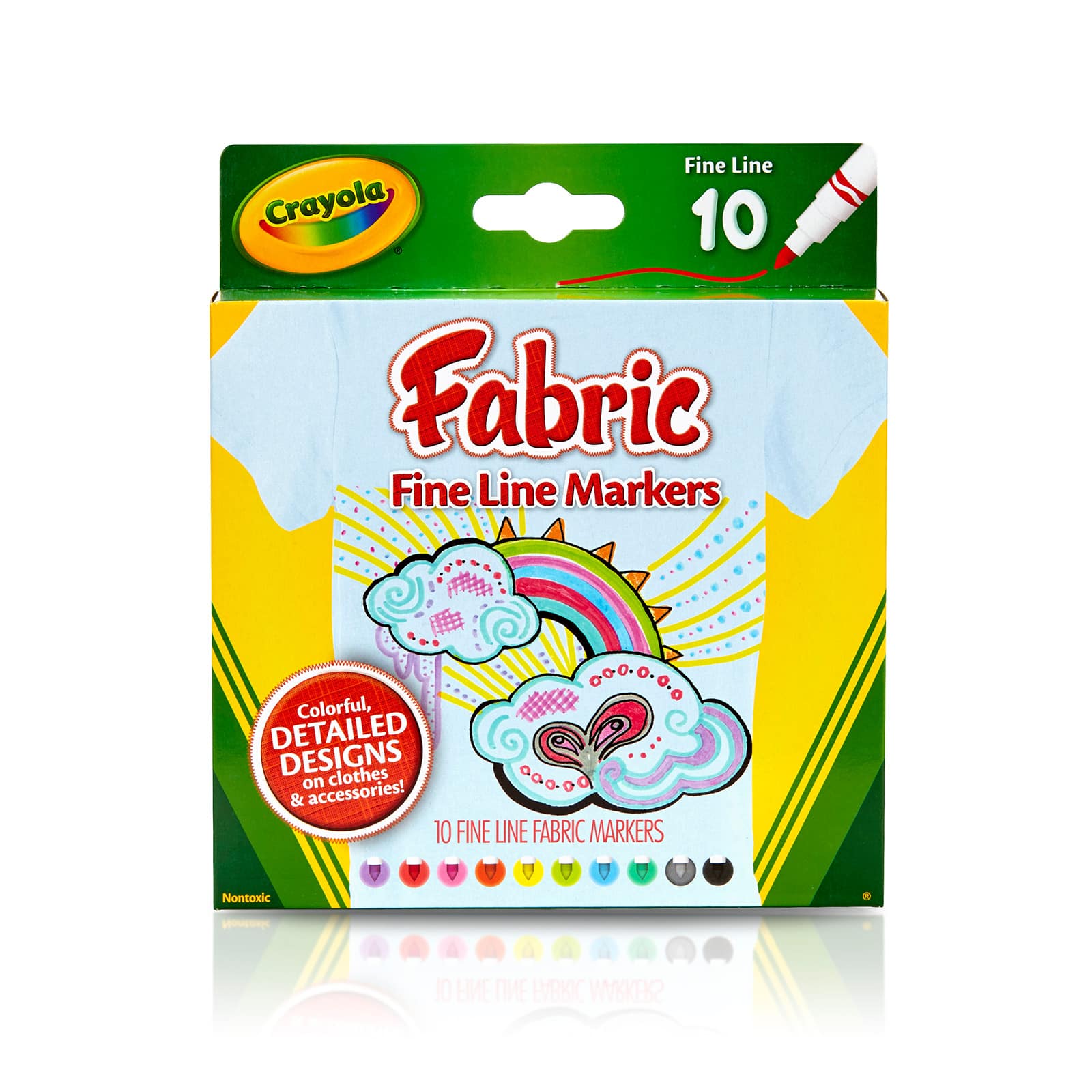 Shop For The Crayola Fine Line Fabric Markers At Michaels