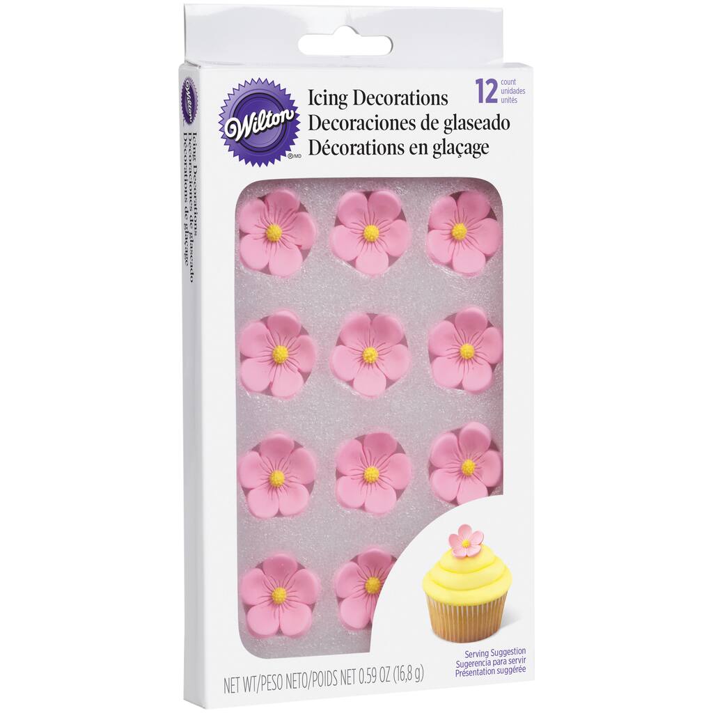 Shop For The Wilton Icing Decorations Pink Posies At Shop For The Wilton Icing Decorations Pink Posies At