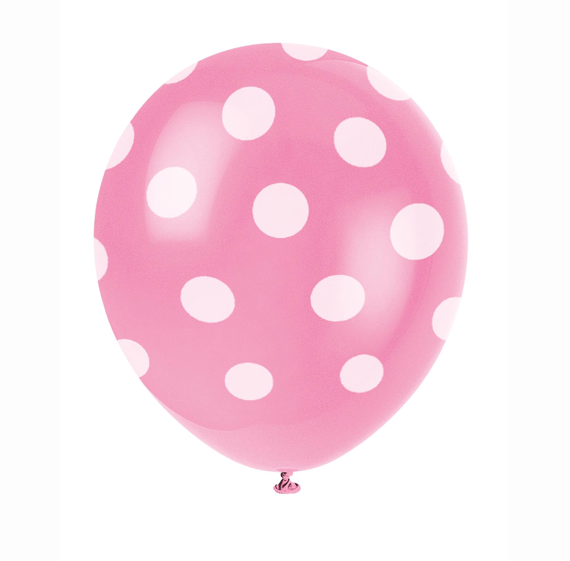Polka Dots Spots Latex Balloons Mixed Pink+Yellow+Purple+Green+ L Blue