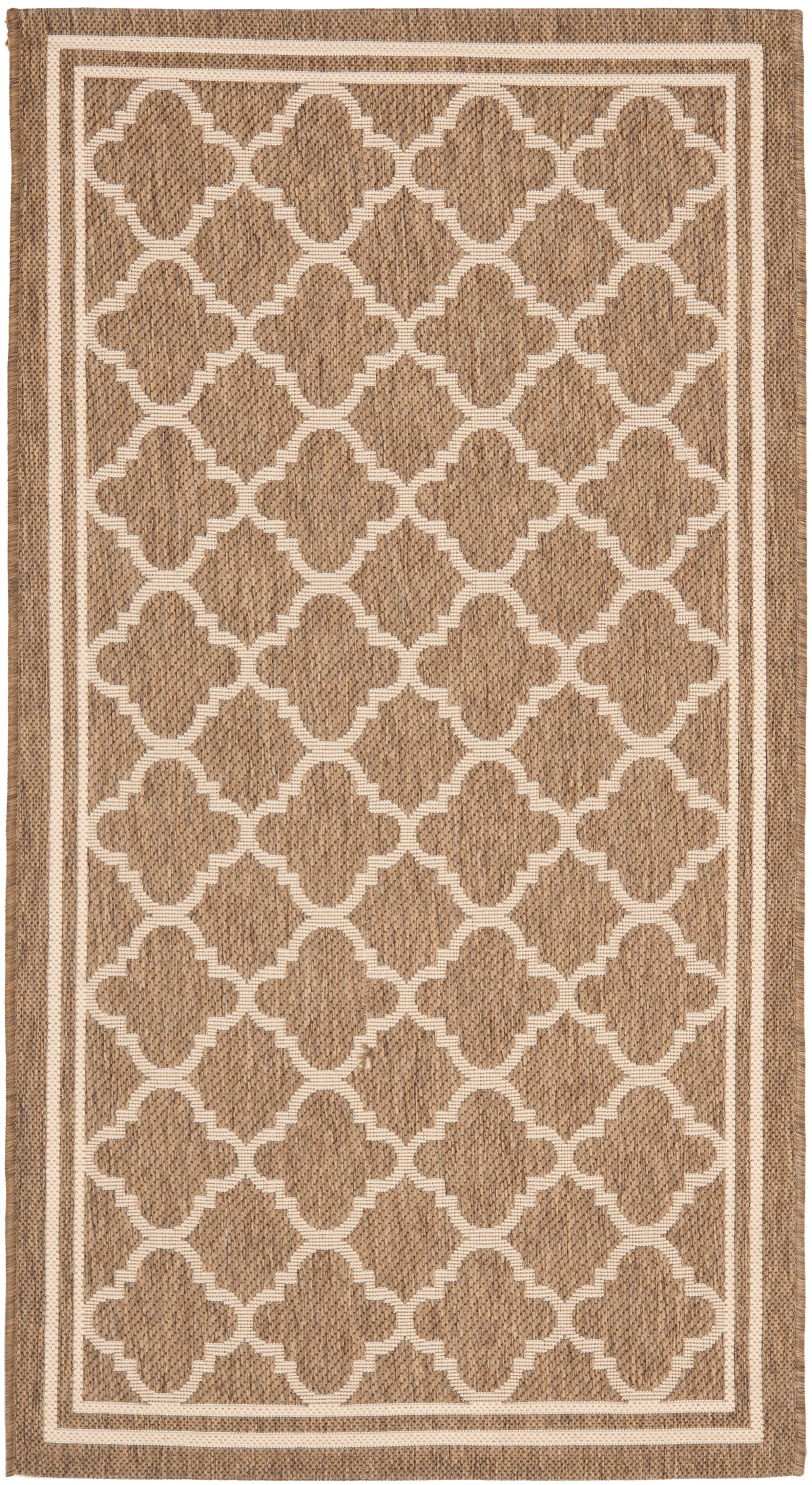 Courtyard Quatre Border 4' X 5'-7" Area Rug
