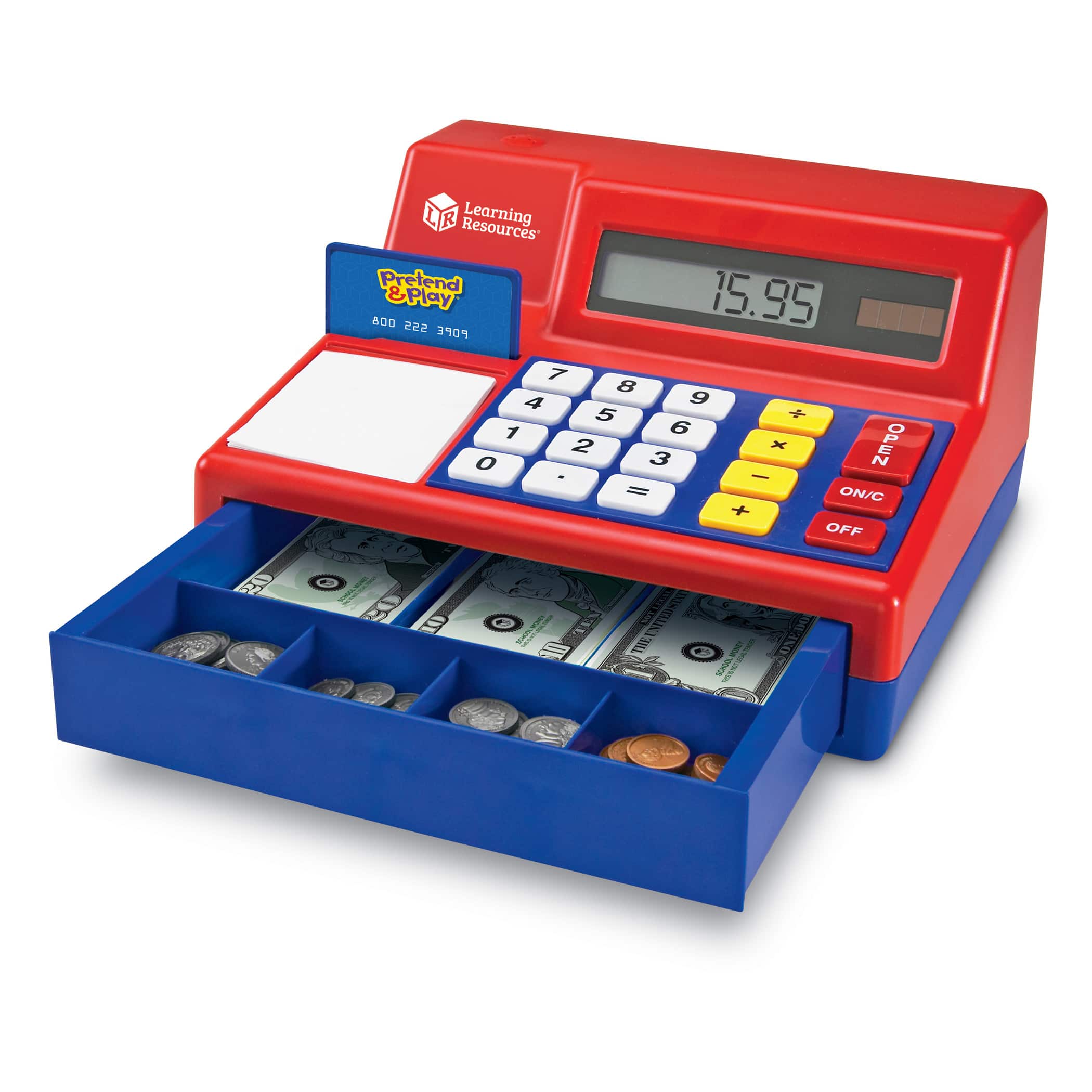 Pretend and Play&#xAE; Calculator Cash Register