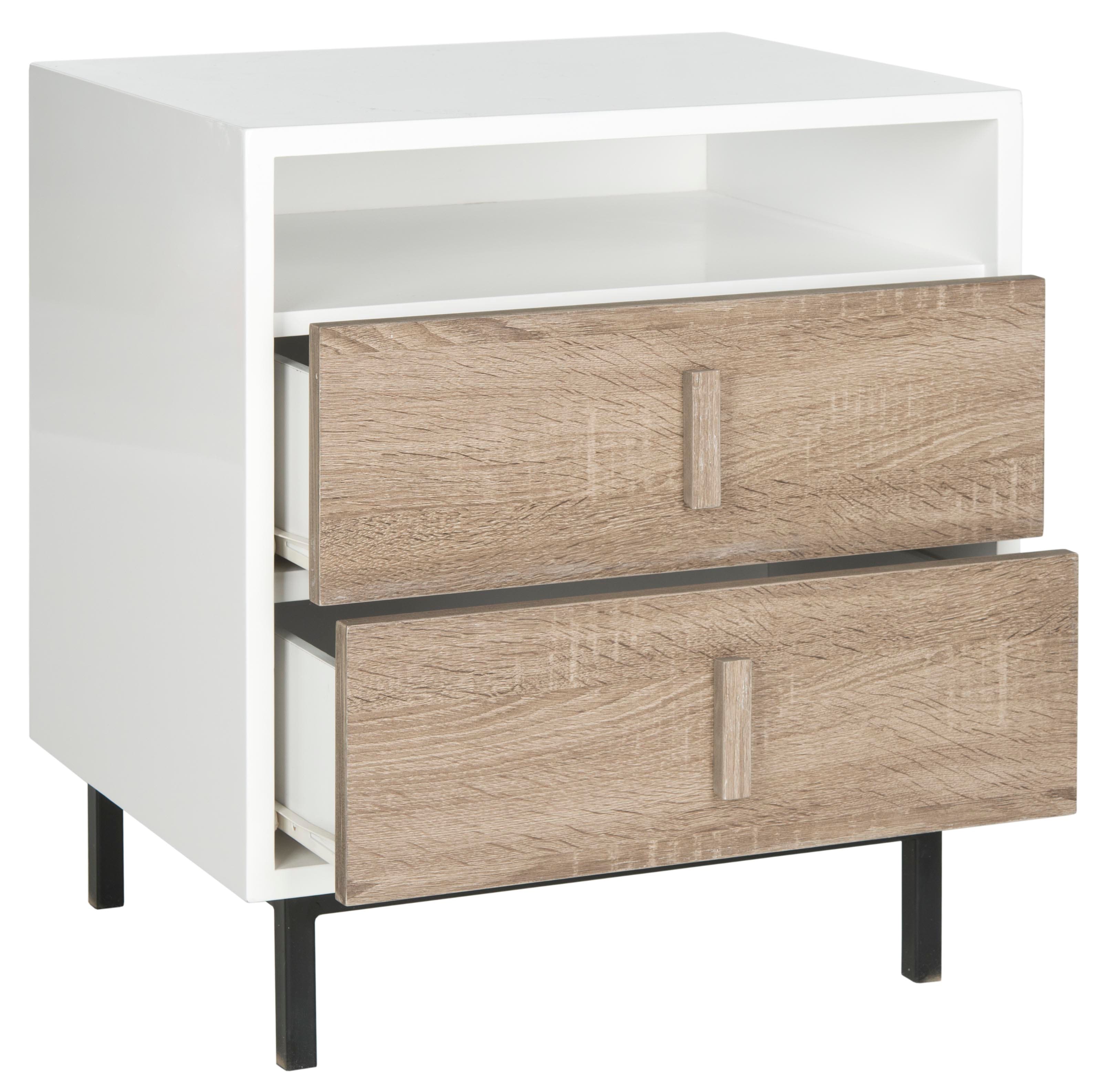 Kefton Cabinet in White &#x26; Oak