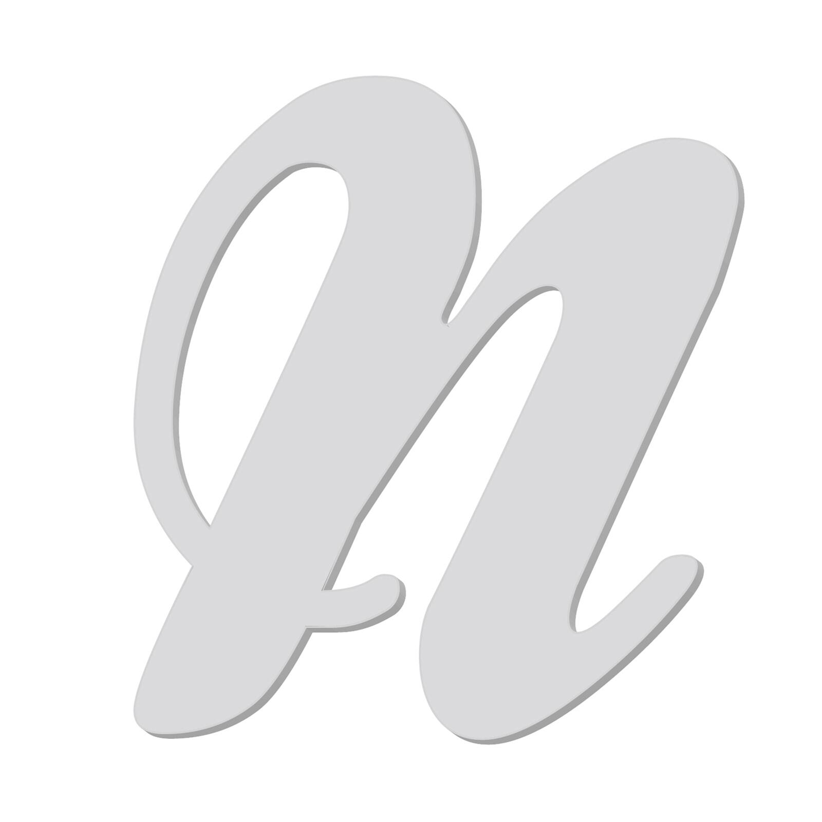 Find the 6"" Script Chipboard Letter by Recollections™ at Michaels