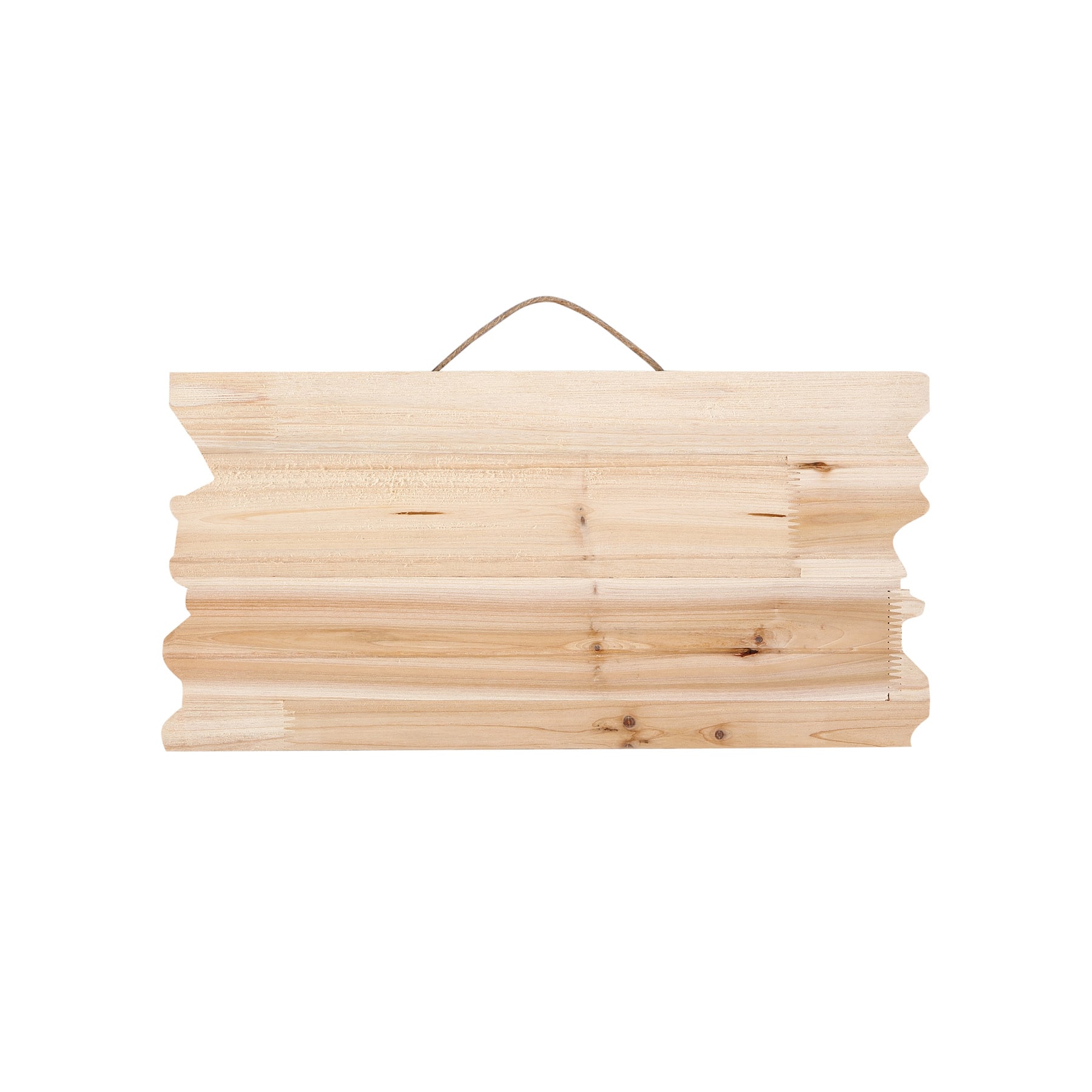 6 Pack: 19&#x22; Wood Pallet Jagged Edge Plaque by Make Market&#xAE;