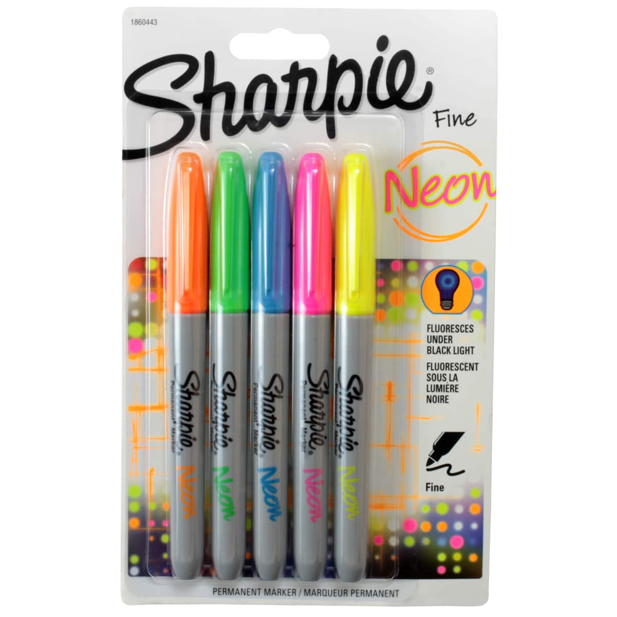 neon permanent markers