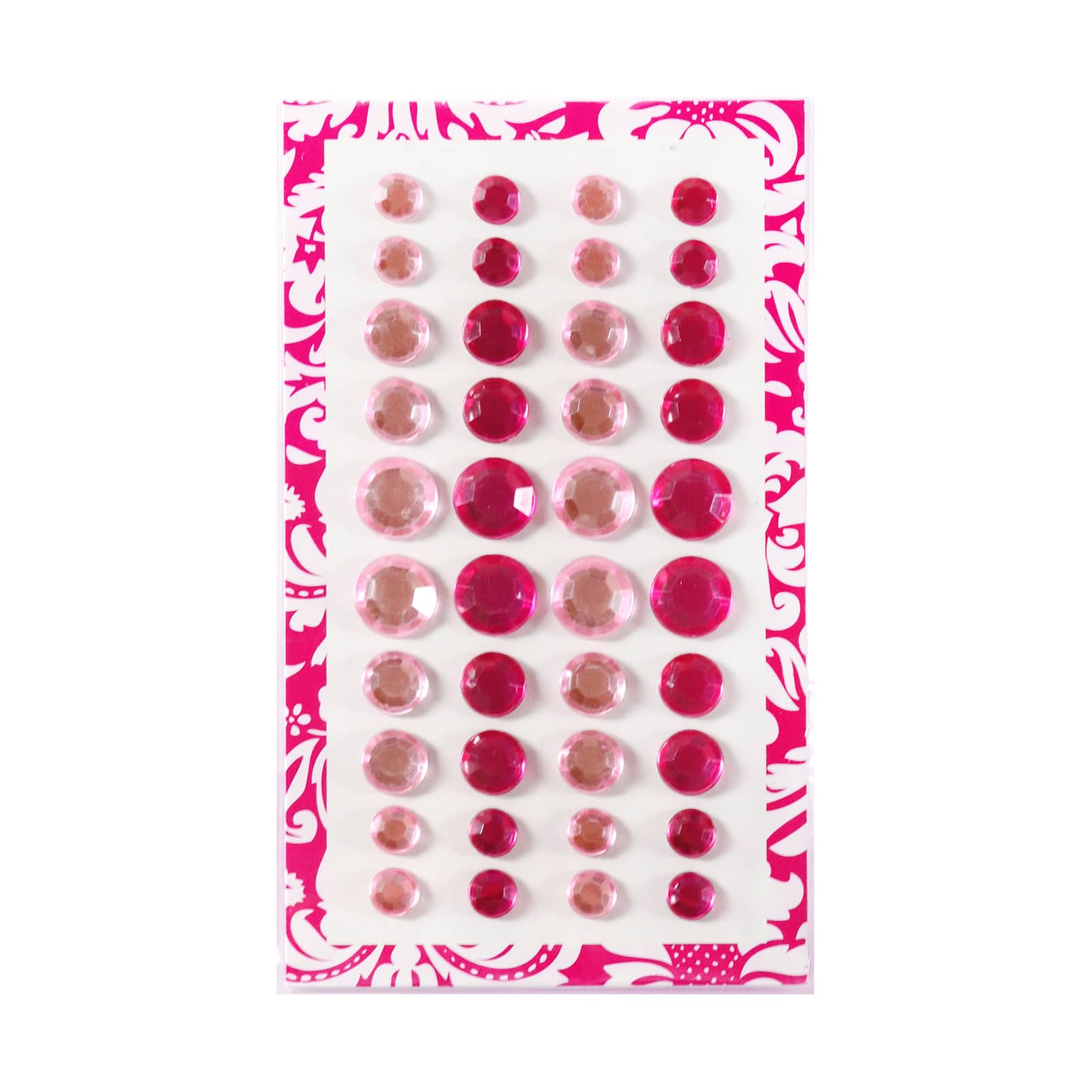 24 Pack: Assorted Acrylic Rhinestone Stickers by Craft Smart™