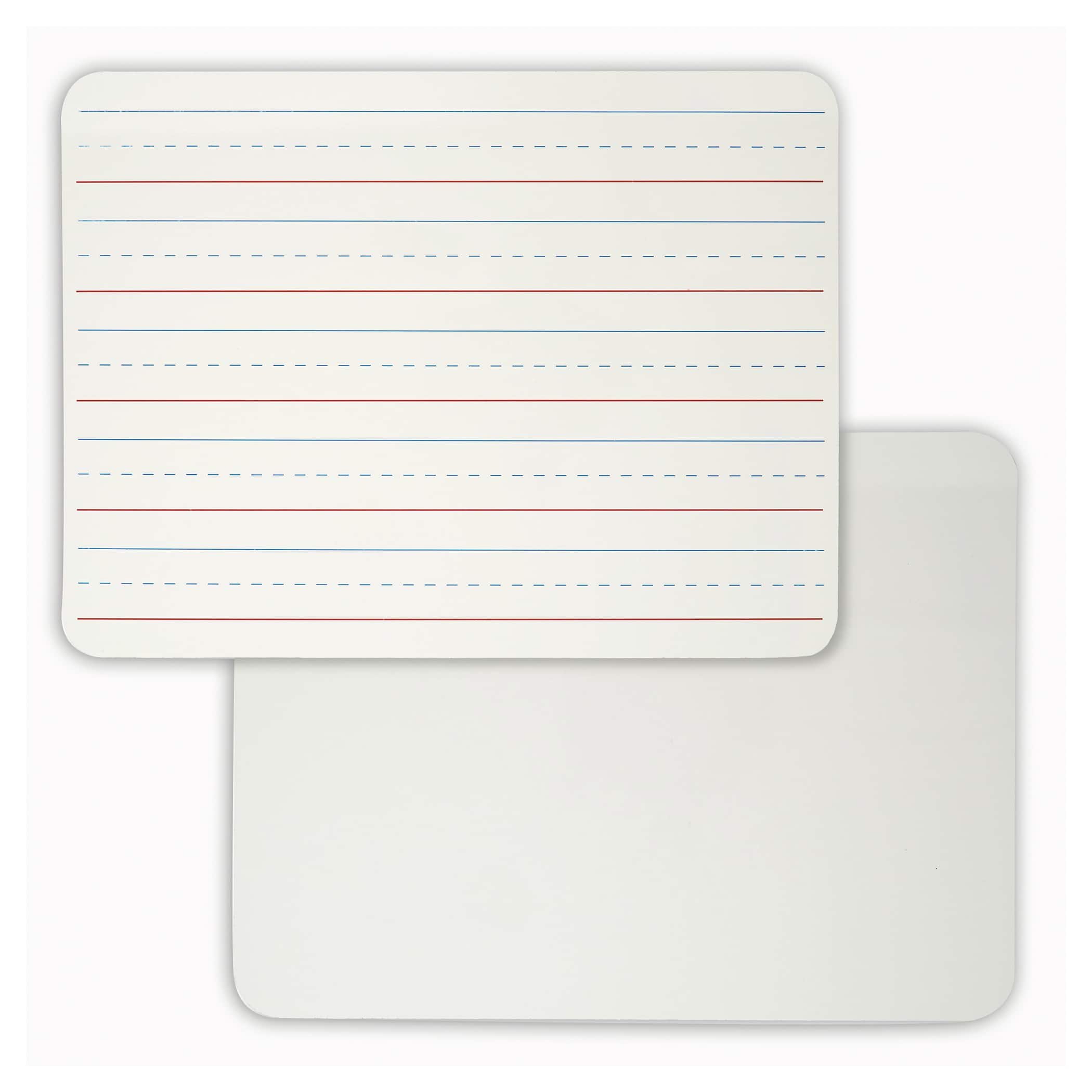4 Packs: 6 ct. (24 total) White Lined &#x26; Plain Dry Erase Boards