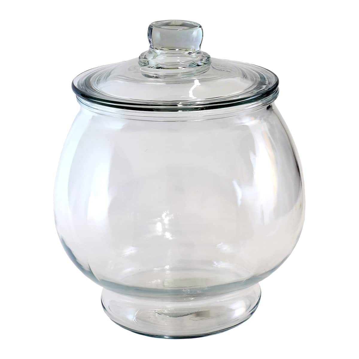 Clear Mini Round Jar with Silver Lid - Craft Containers - Crafts & Hobbies