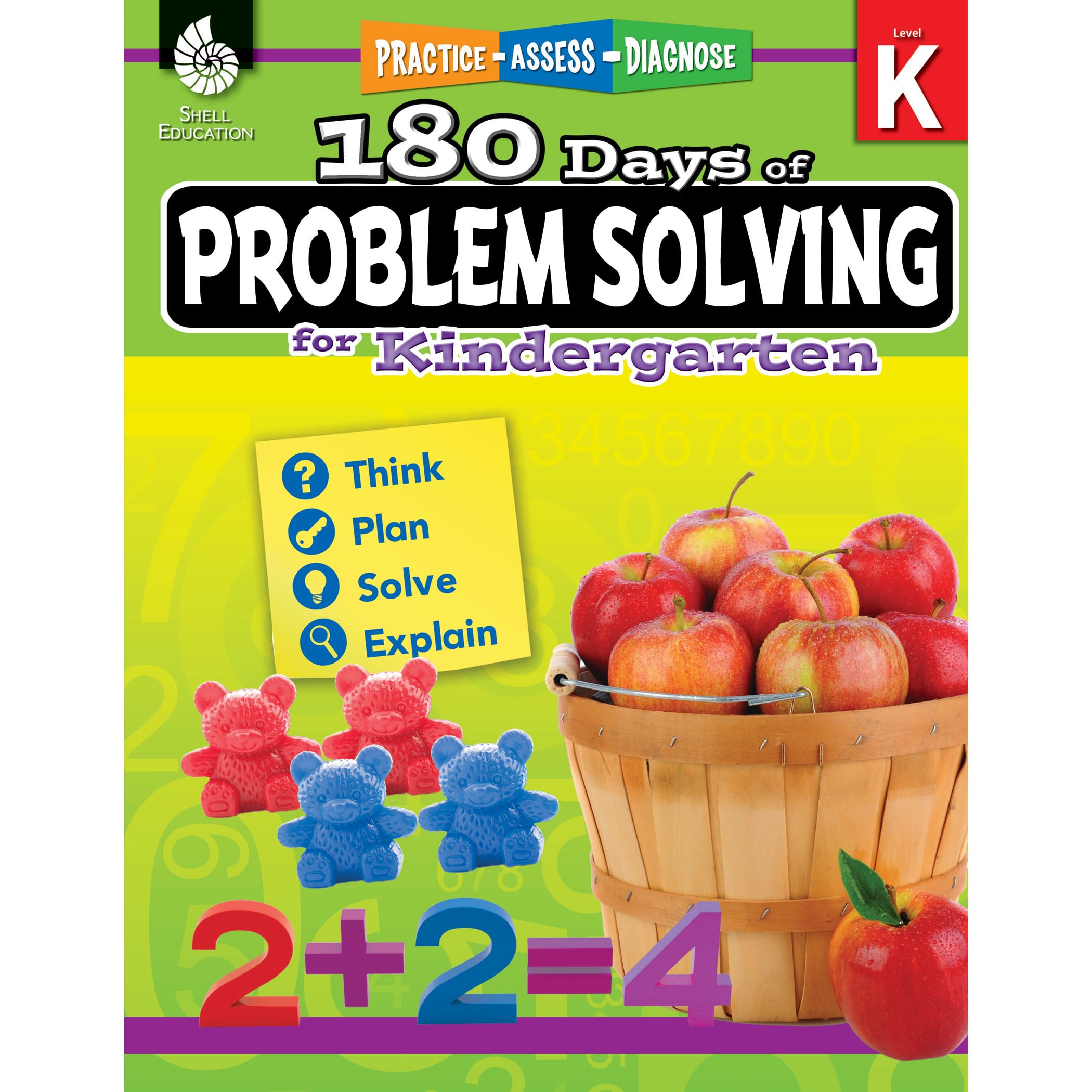180 Days of Problem Solving Book, Grade K