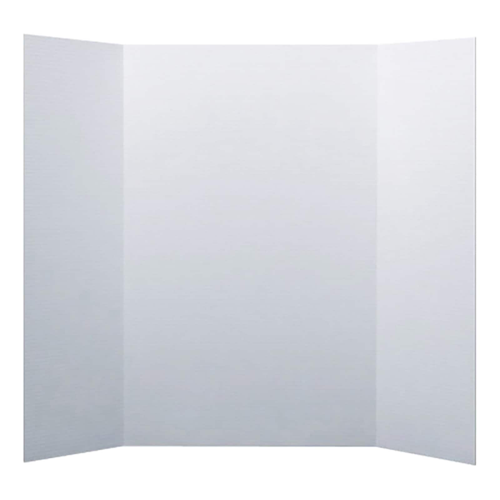 White Flipside Corrugated Project Board, 36&#x22; x 48, 24 Pack