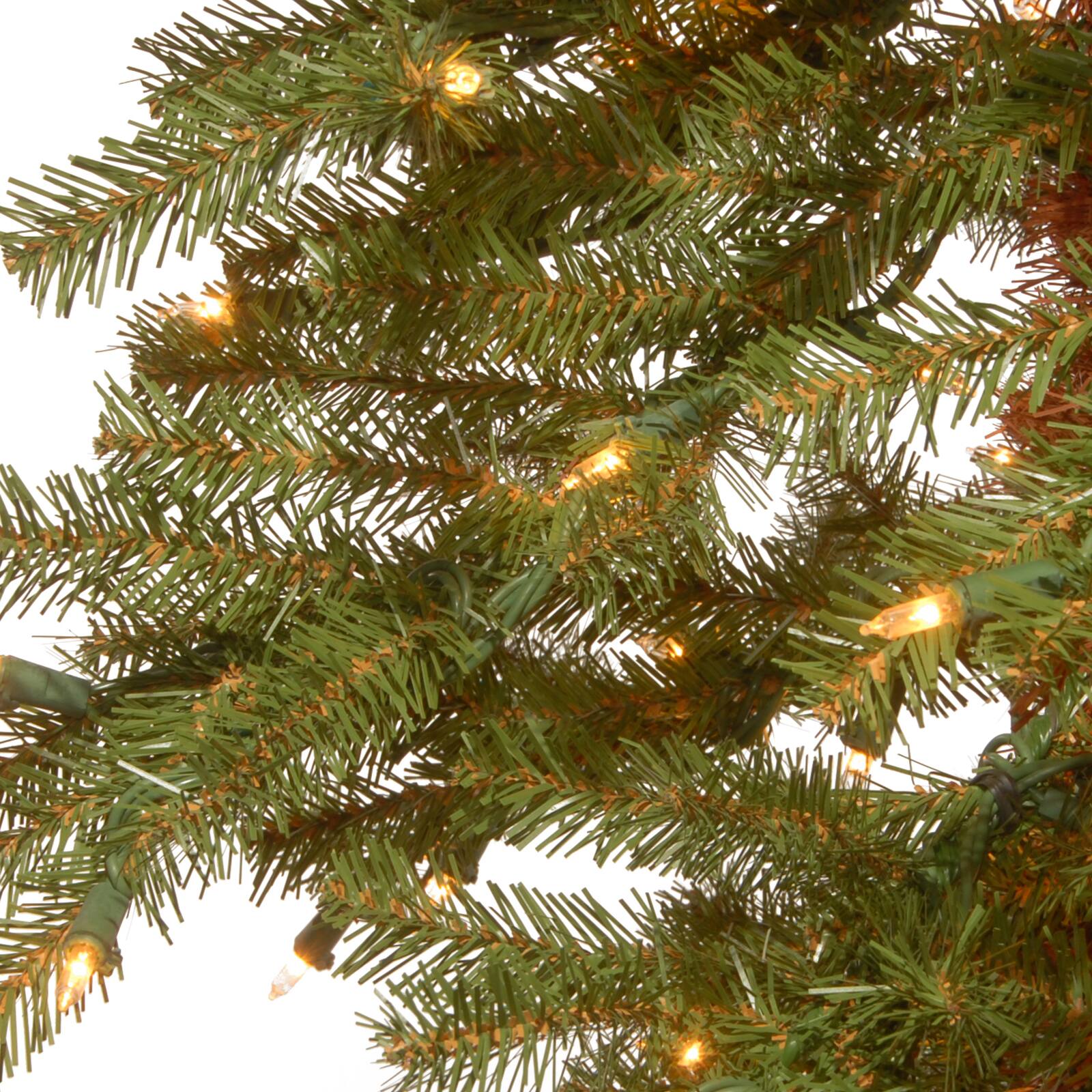 4 ft. Pre-Lit Hickory Cedar Artificial Christmas Tree, Clear Lights