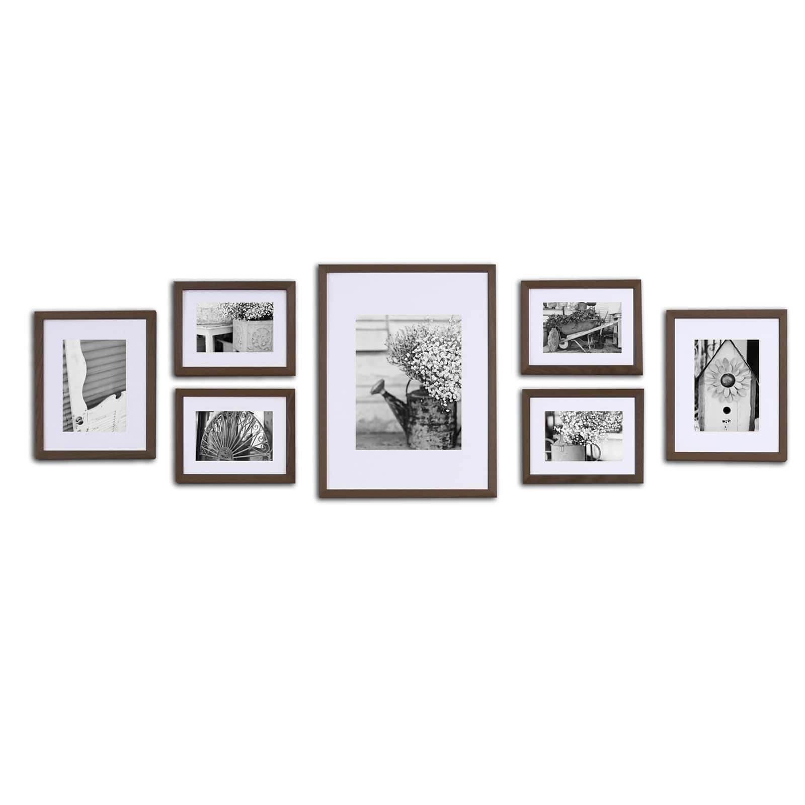 Gallery Perfect© Hang Your Own Gallery© Wood Frames, Walnut Michaels