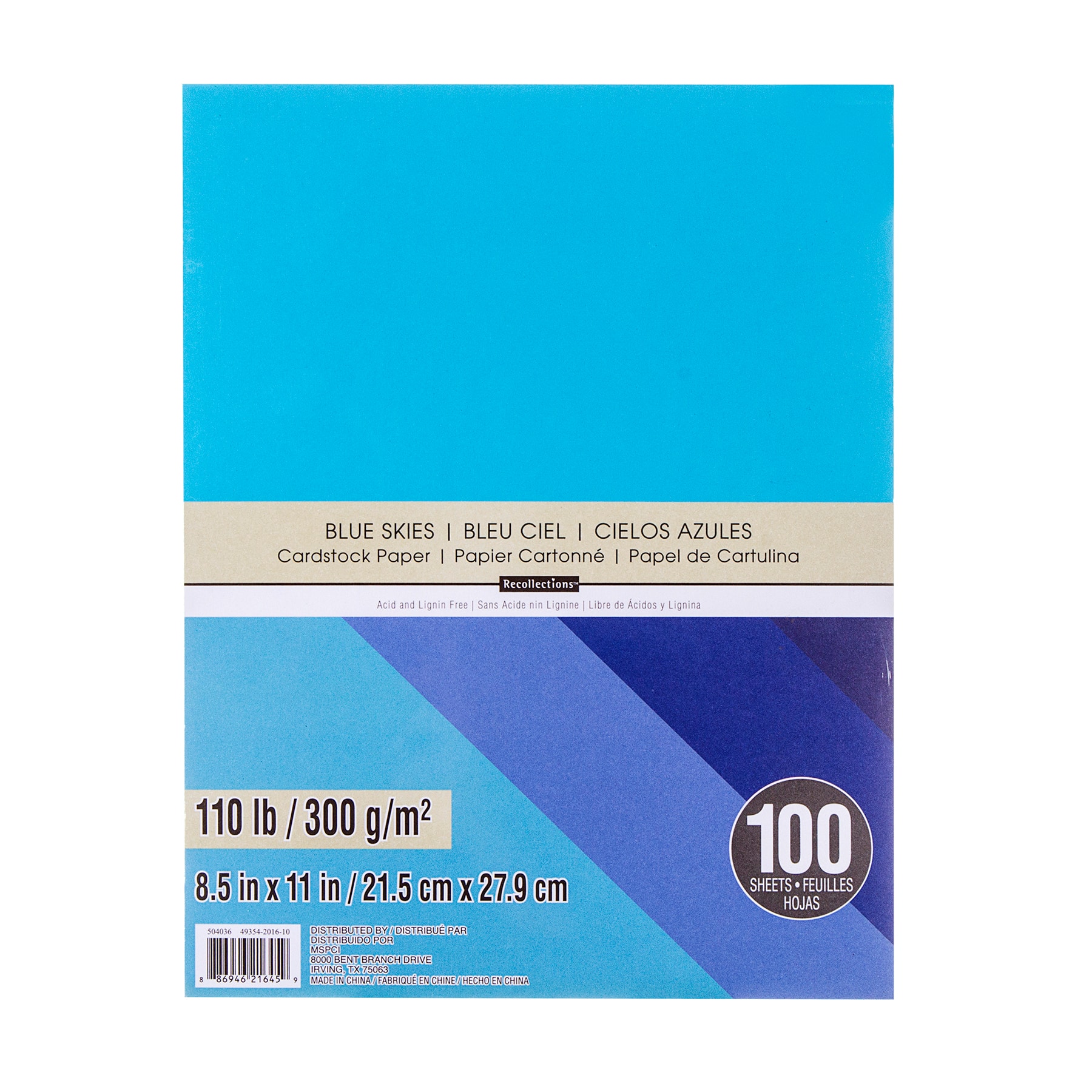Lux 100 Lb. Cardstock Paper 12 X 12 Baby Blue 50 Sheets/pack  (1212-c-13-50) : Target