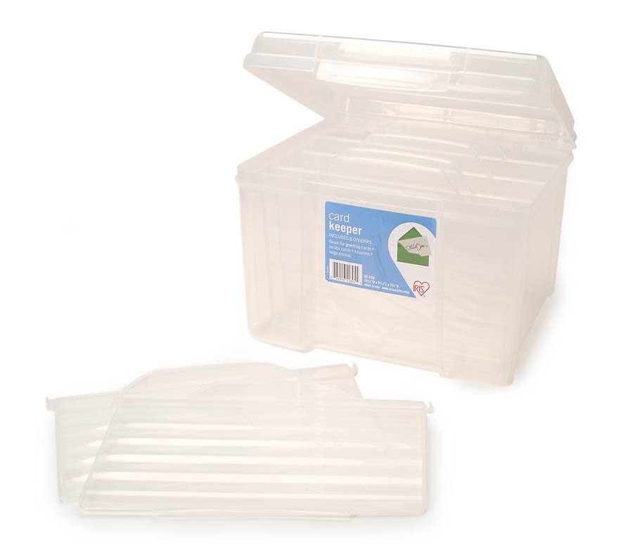 Clear Iris Usa Card Keeper