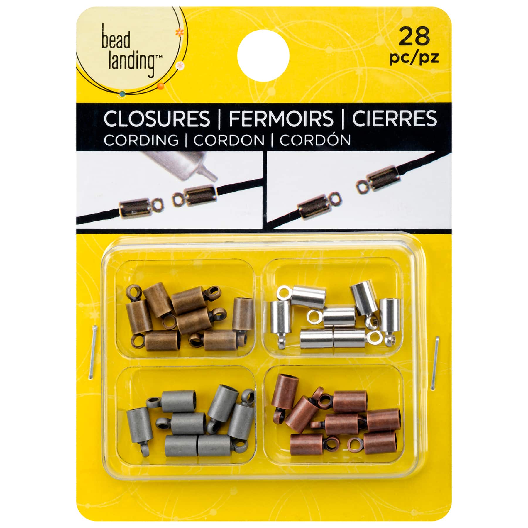 12 Pack: Cording Closures by Bead Landing&#x2122;