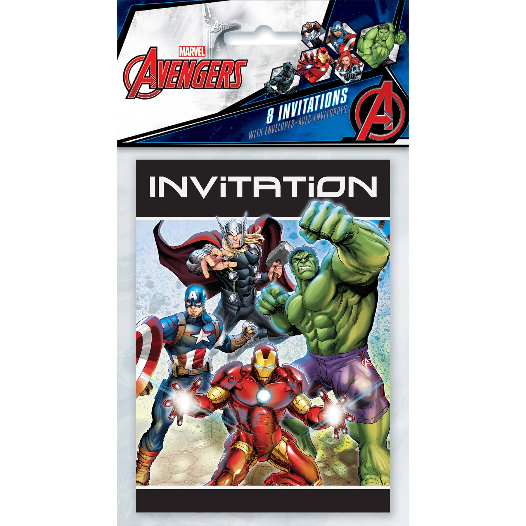 Avengers Party Invitations Avengers Party Supplies