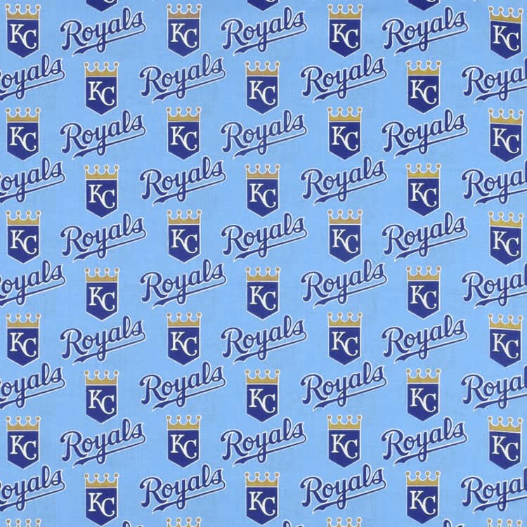 Kansas City Royals MLB Cotton by Fabric Traditions