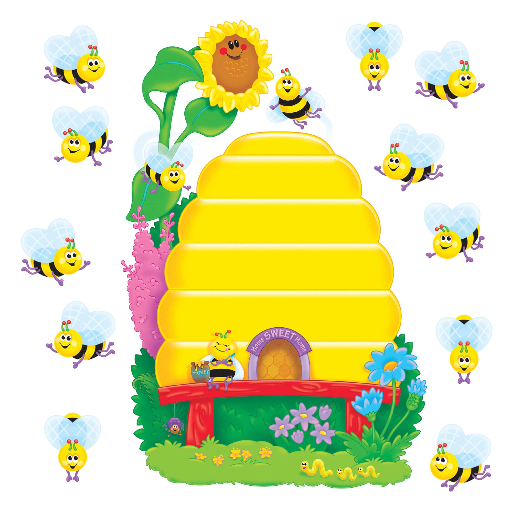 Trend Enterprises Busy Bees Job Chart Plus Bulletin Board Set