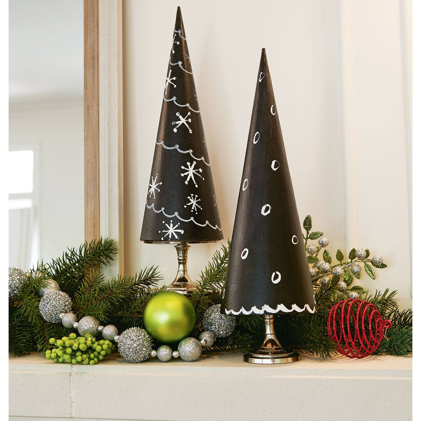 Chalkboard Paper Maché Trees Projects Michaels