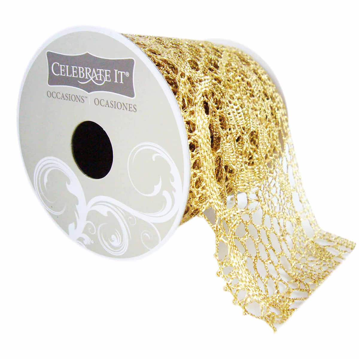 lace ribbon gold