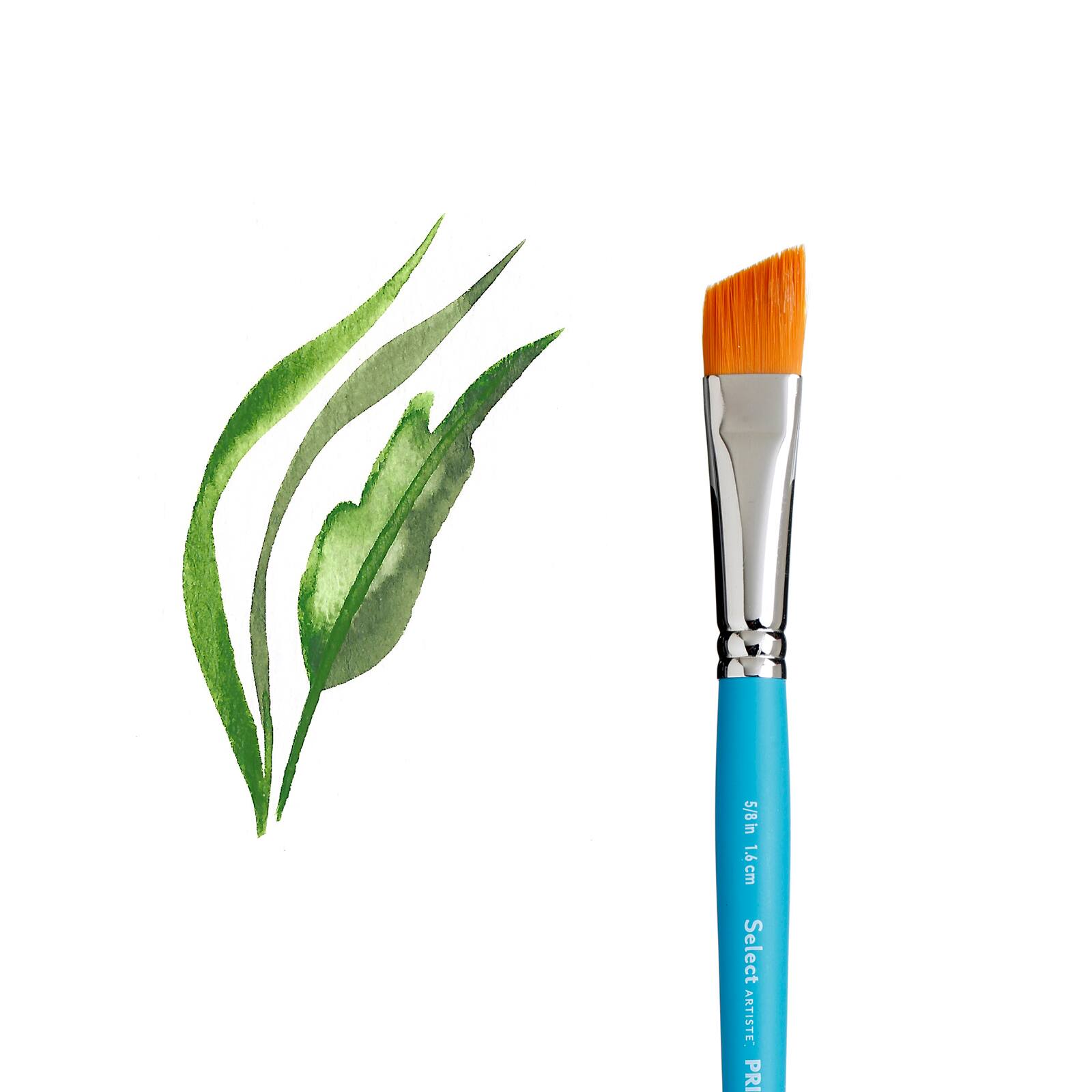 12 Pack: Princeton™ Select™ Artiste Series 3750 Short Handle Angle Shader Brush