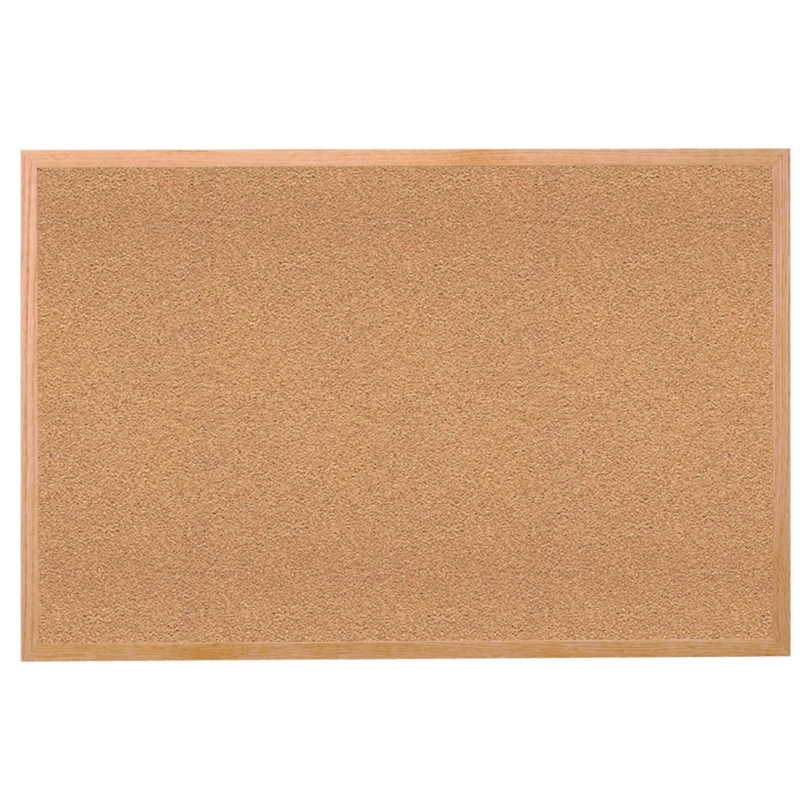 Ghent Cork Bulletin Board w/Wood Frame, 18" x 24"