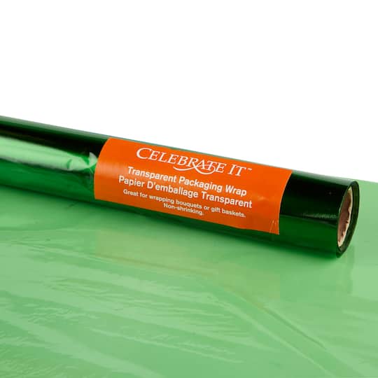 Transparent Packaging Wrap by Celebrate It™ | Wrapping Paper | Michaels