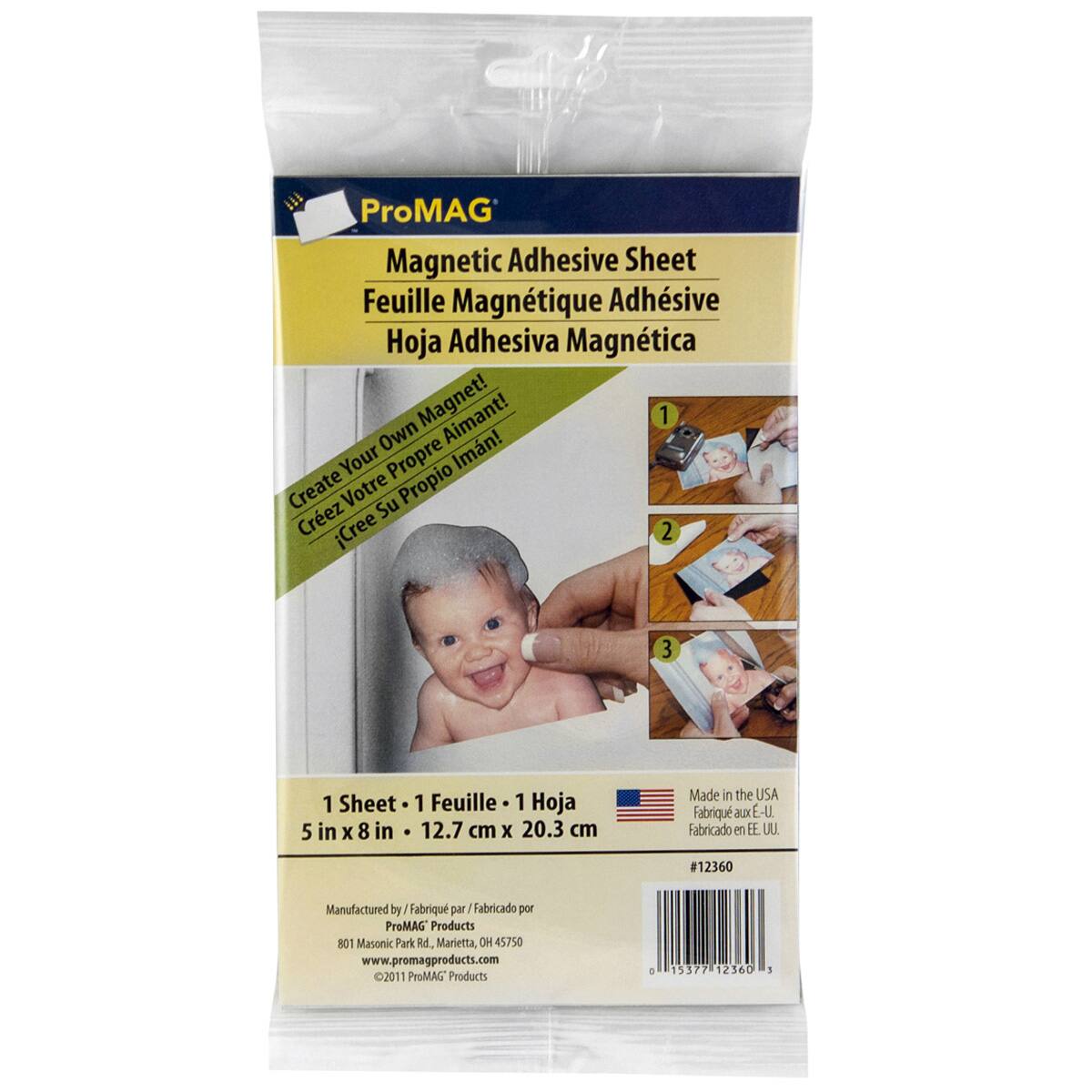 Peel & Stick 12 Pack Awesome Adhesive Magnetic Sheets Flexible 8 1/2 X 11.