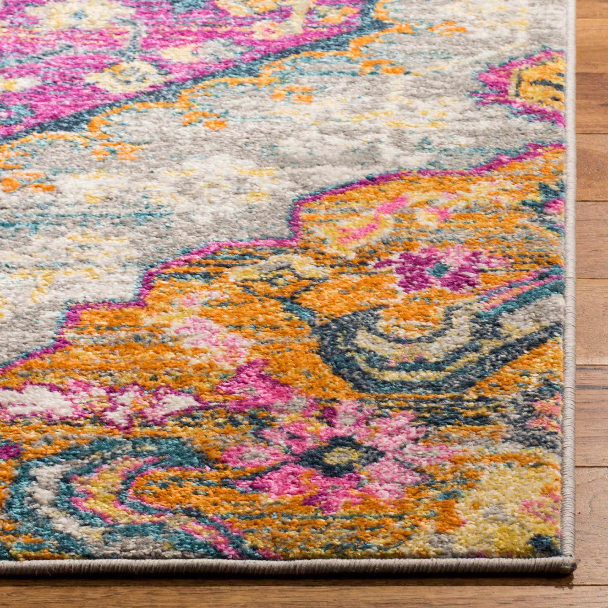 Madison Floral Medallion 5&#x27;-1&#x22; X 7&#x27;-6&#x22; Area Rug