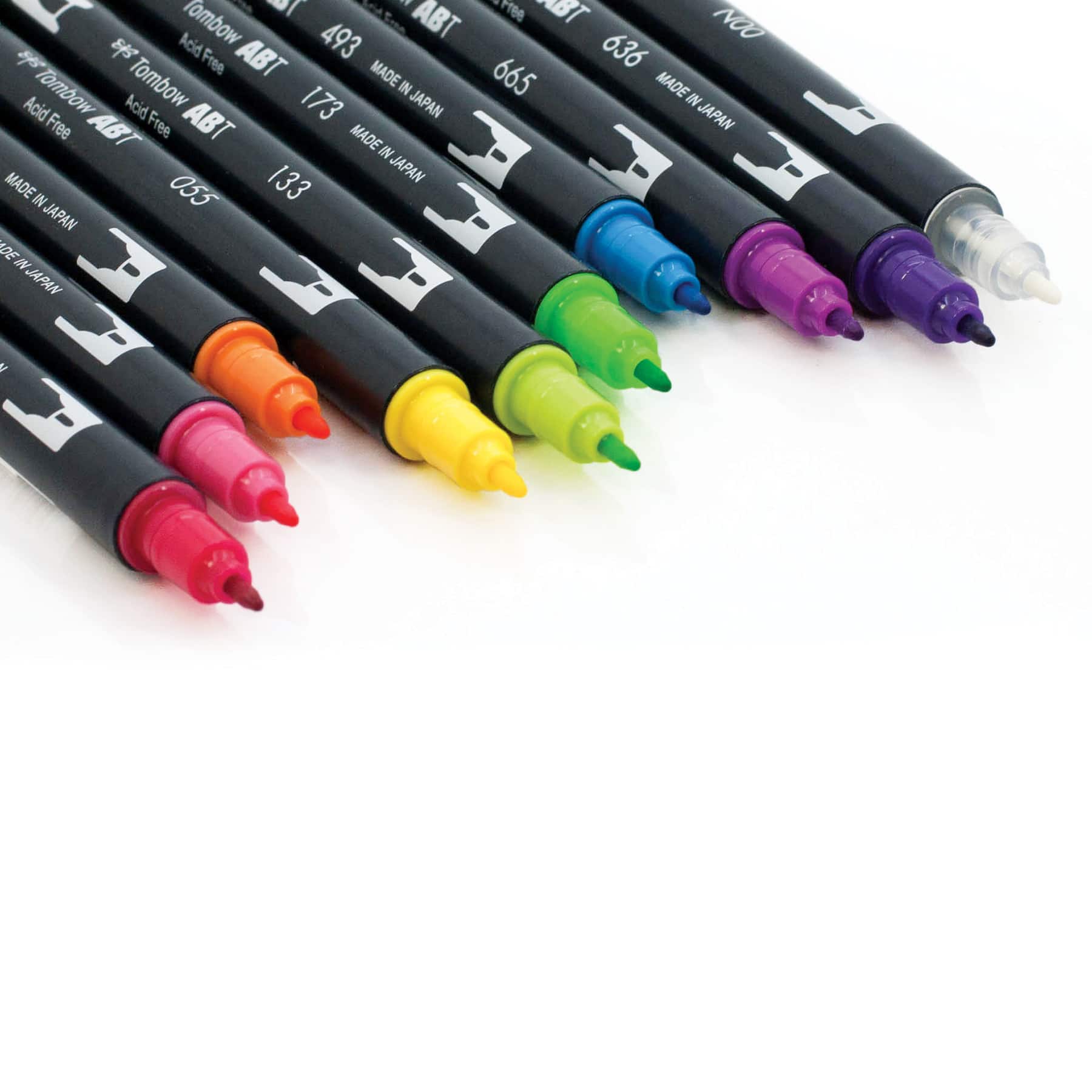 Tombow Bright Palette Dual Brush Pens - Artist & Craftsman Supply