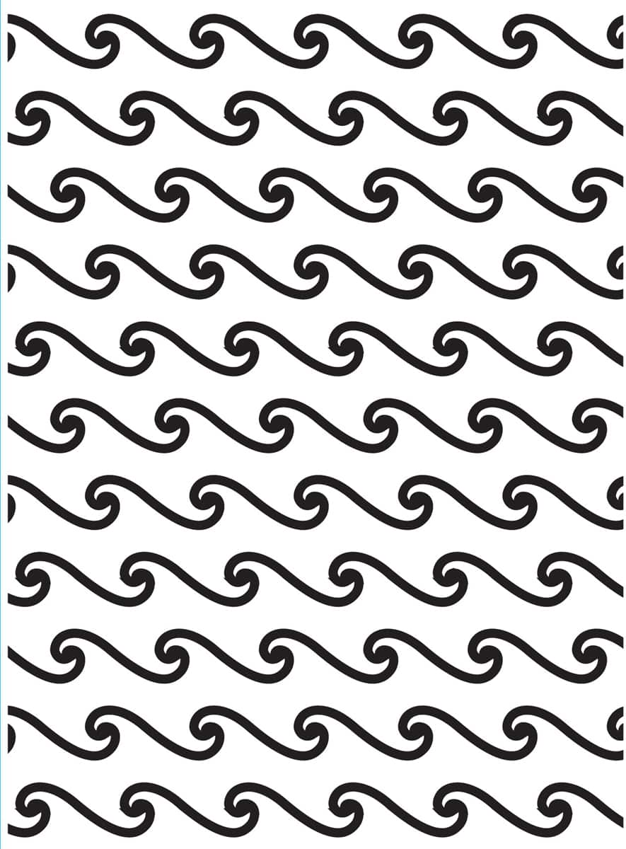 Darice Embossing Essentials 425 X 575 Inch Embossing Folder Beach Wave