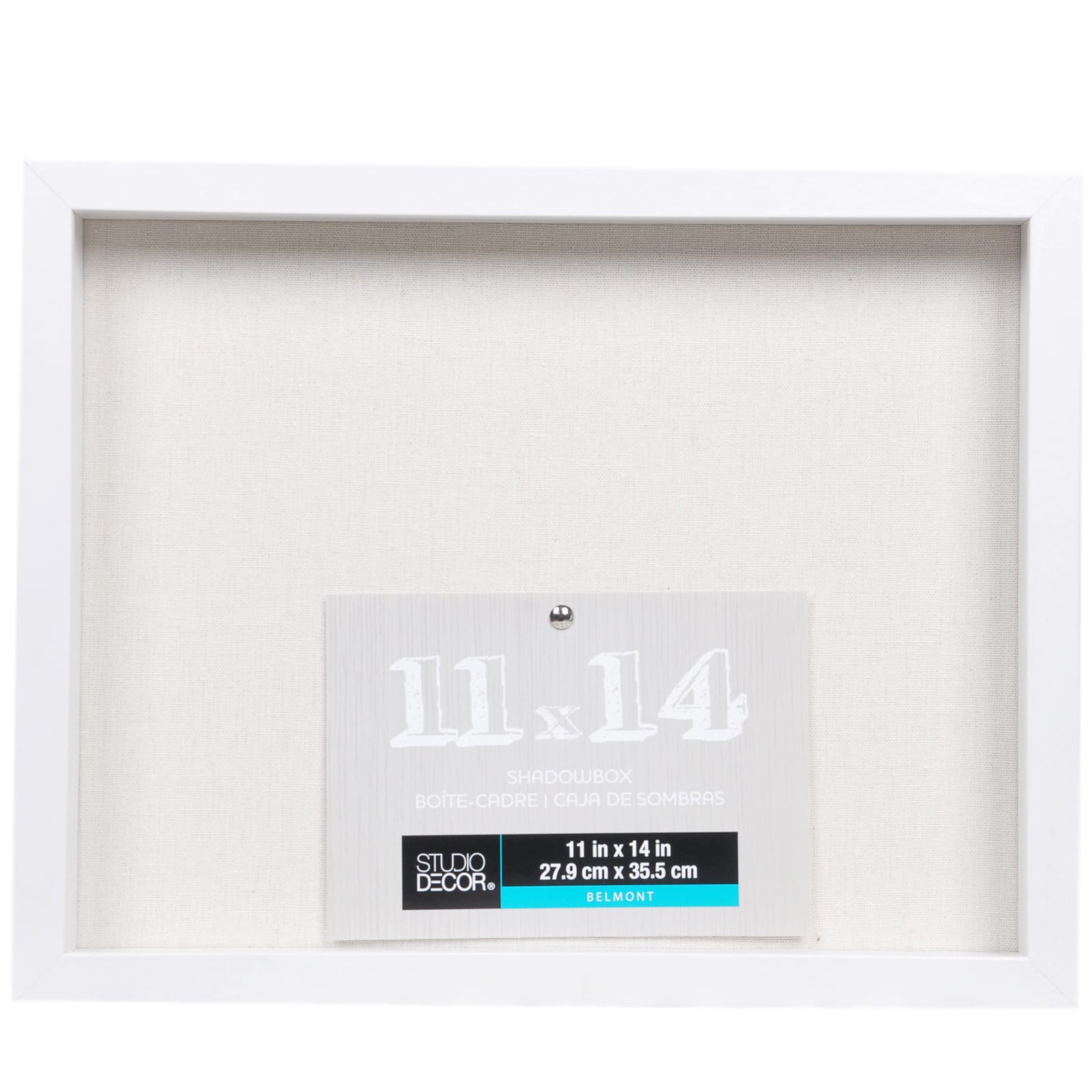 White Belmont Shadow Box By Studio Décor®